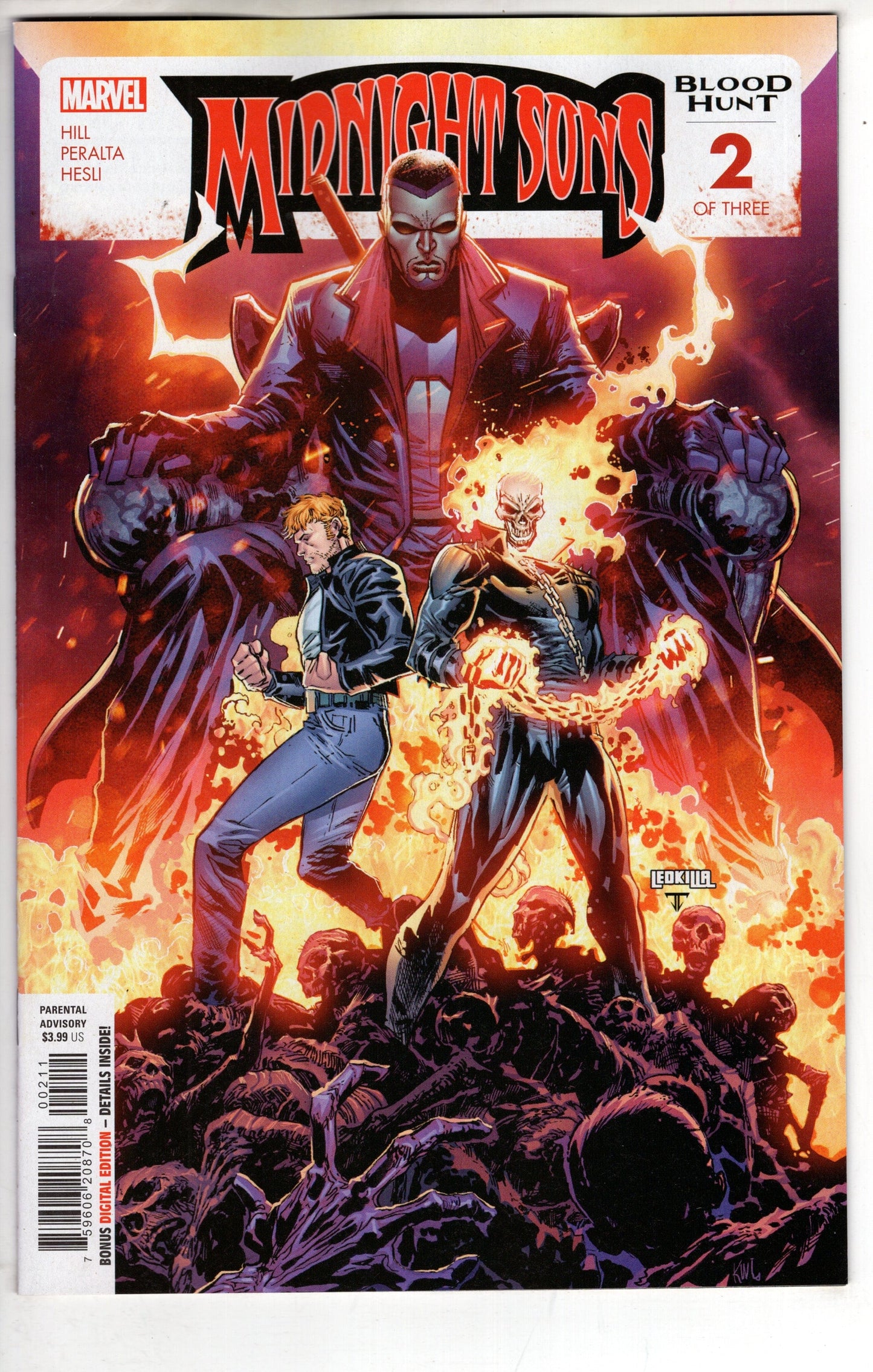 MARVEL PRH COMIC BOOK MIDNIGHT SONS BLOOD HUNT #2