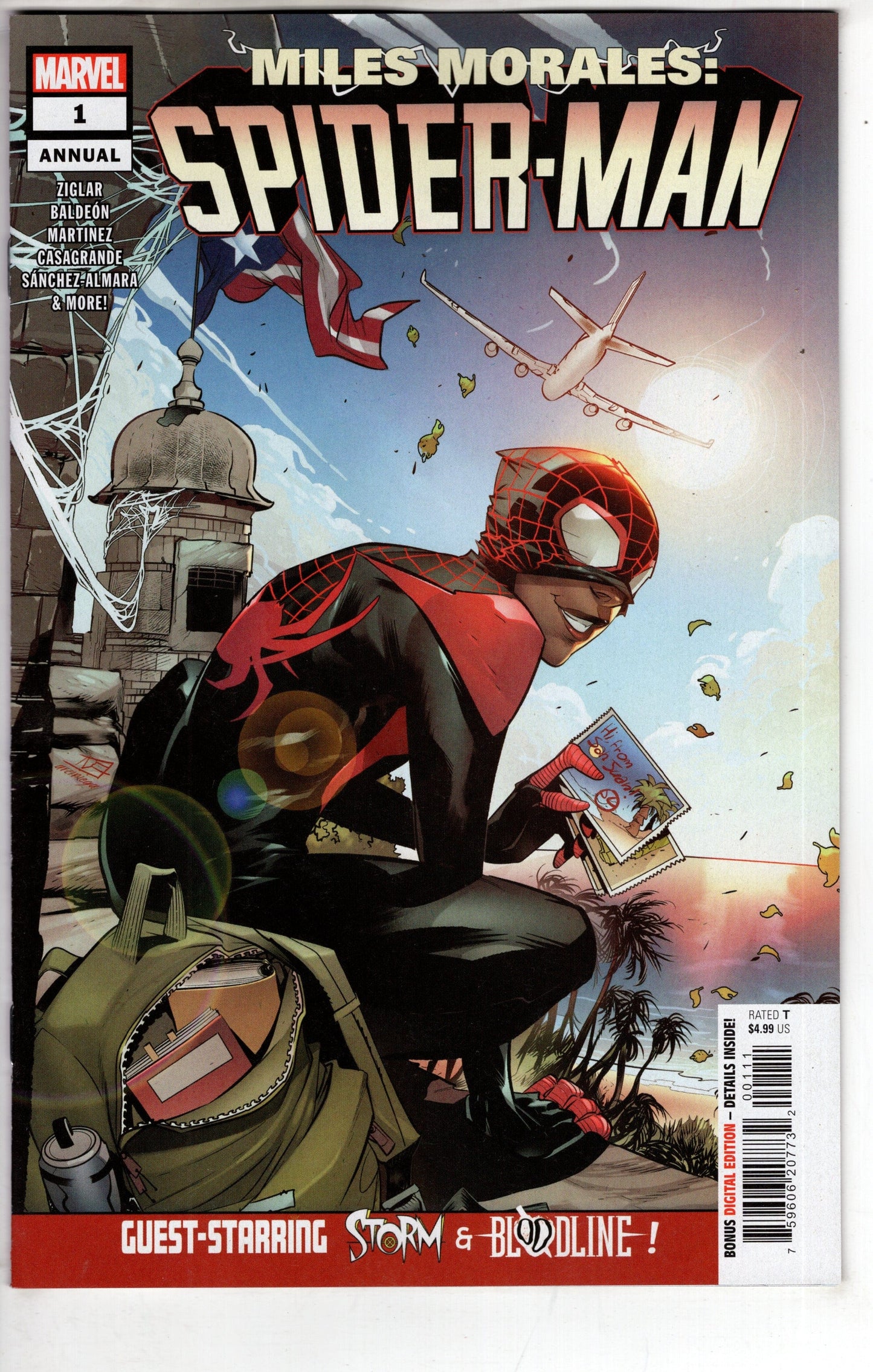 MARVEL PRH COMIC BOOK MILES MORALES SPIDER-MAN ANNUAL #1