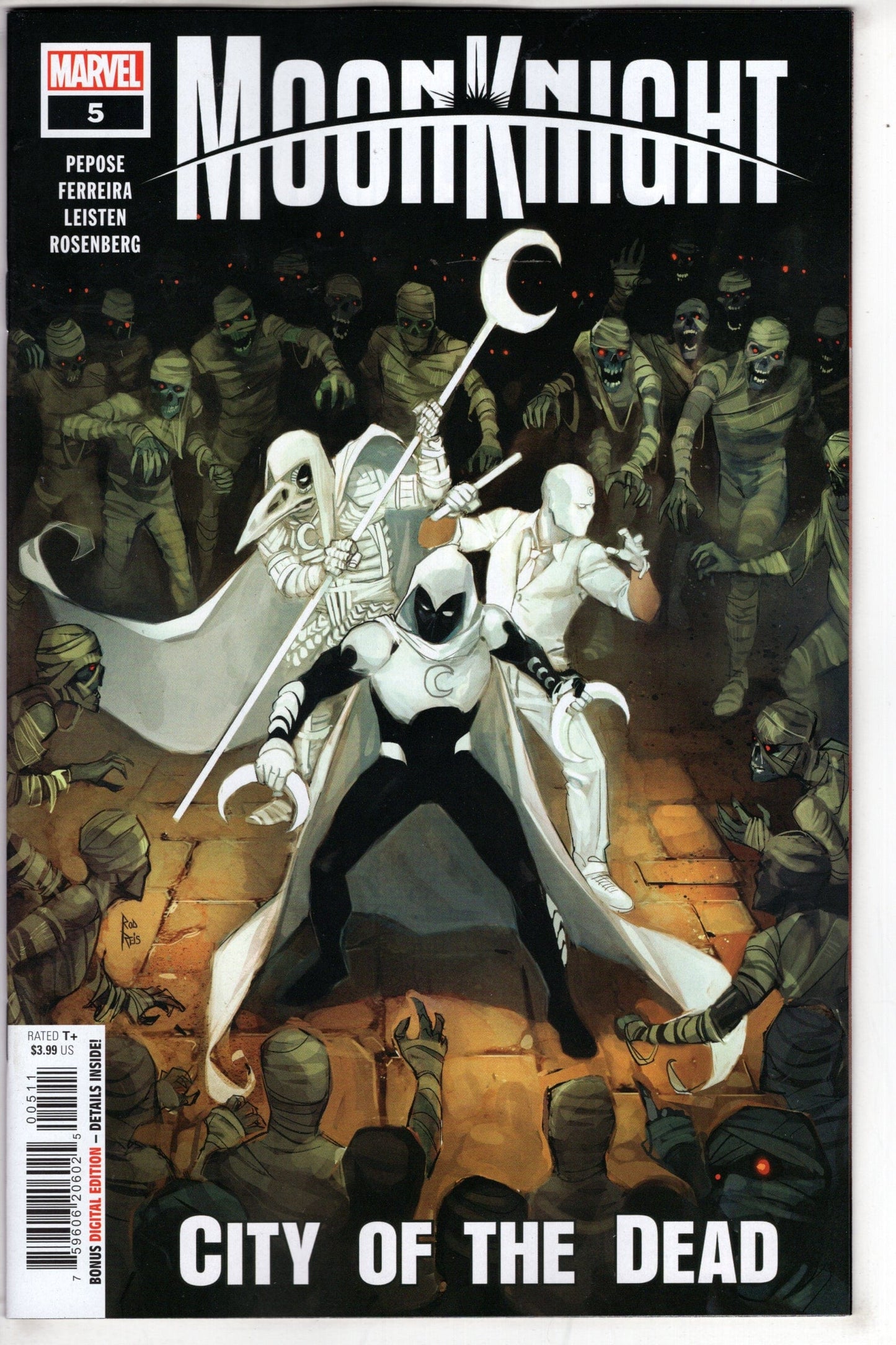 MARVEL PRH COMIC BOOK MOON KNIGHT CITY OF DEAD #5 (OF 5)