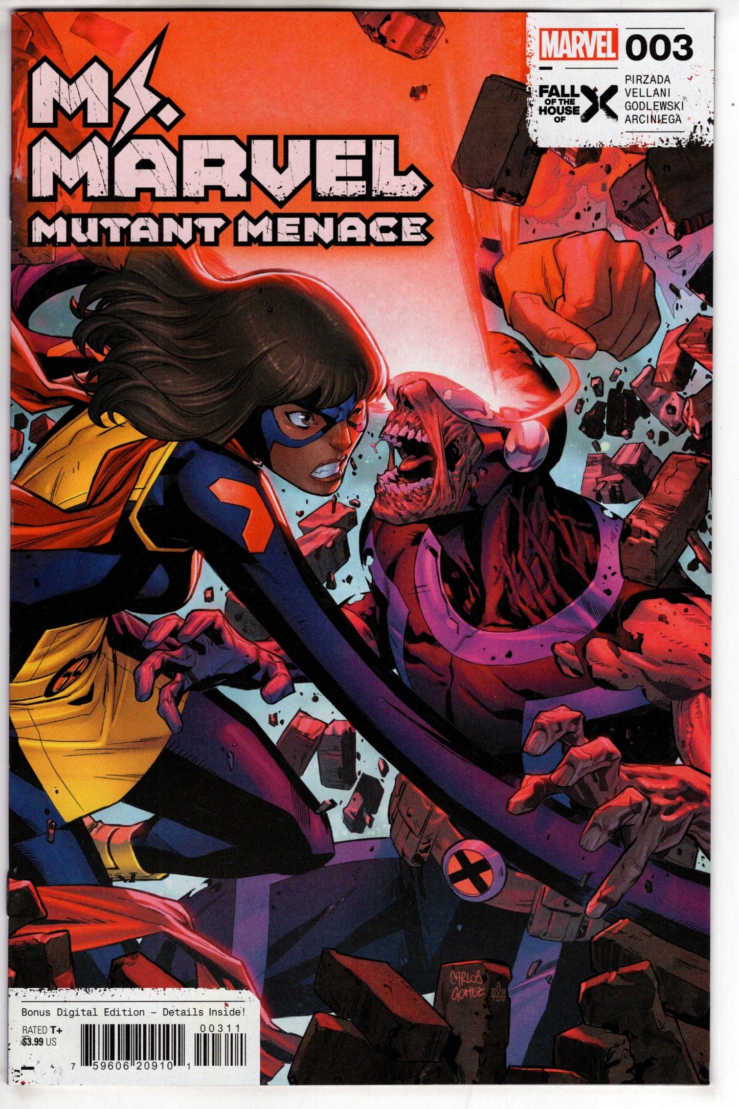 MARVEL PRH COMIC BOOK MS MARVEL MUTANT MENACE #3