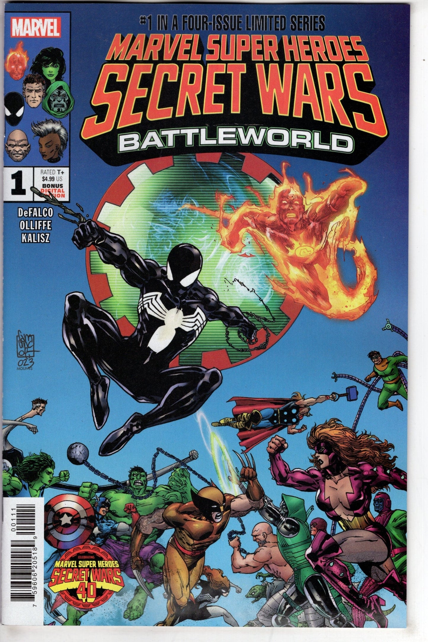 MARVEL PRH COMIC BOOK MSH SECRET WARS BATTLEWORLD #1