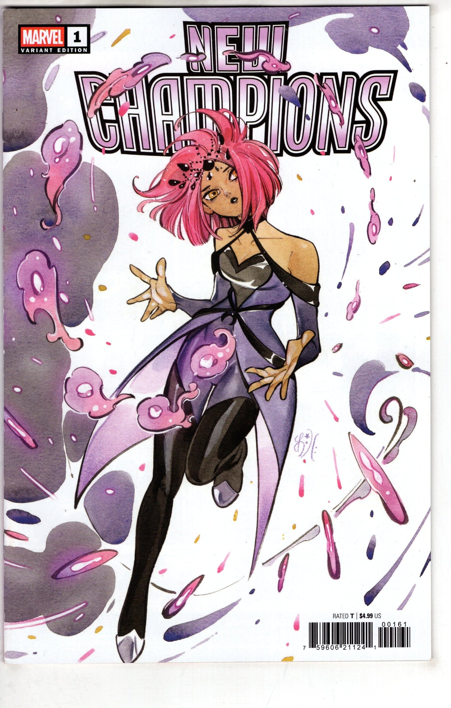 MARVEL PRH COMIC BOOK New Champions #1 Peach Momoko Variant
