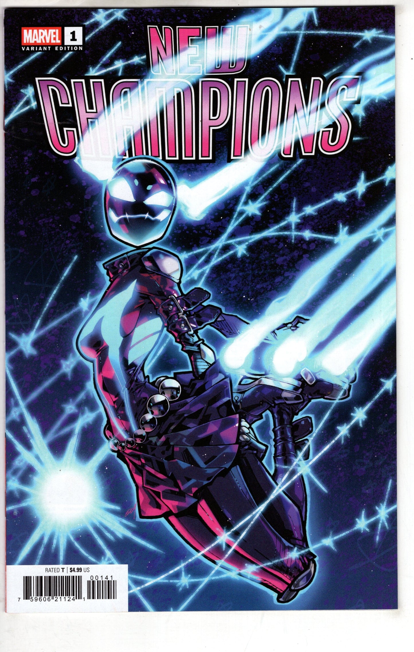 MARVEL PRH COMIC BOOK New Champions #1 Rose Besch Variant