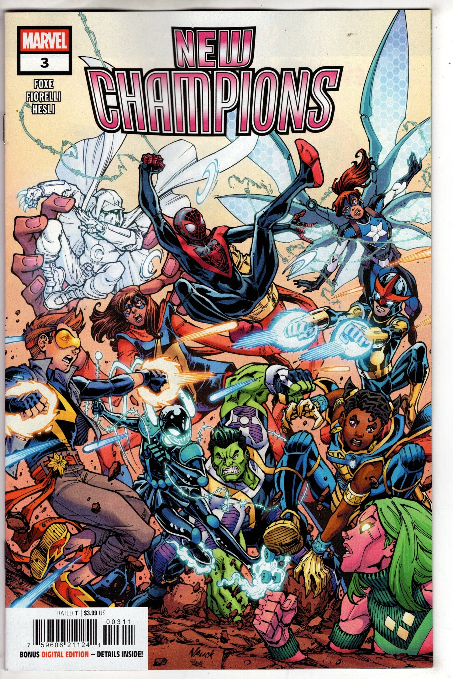 MARVEL PRH COMIC BOOK New Champions #3