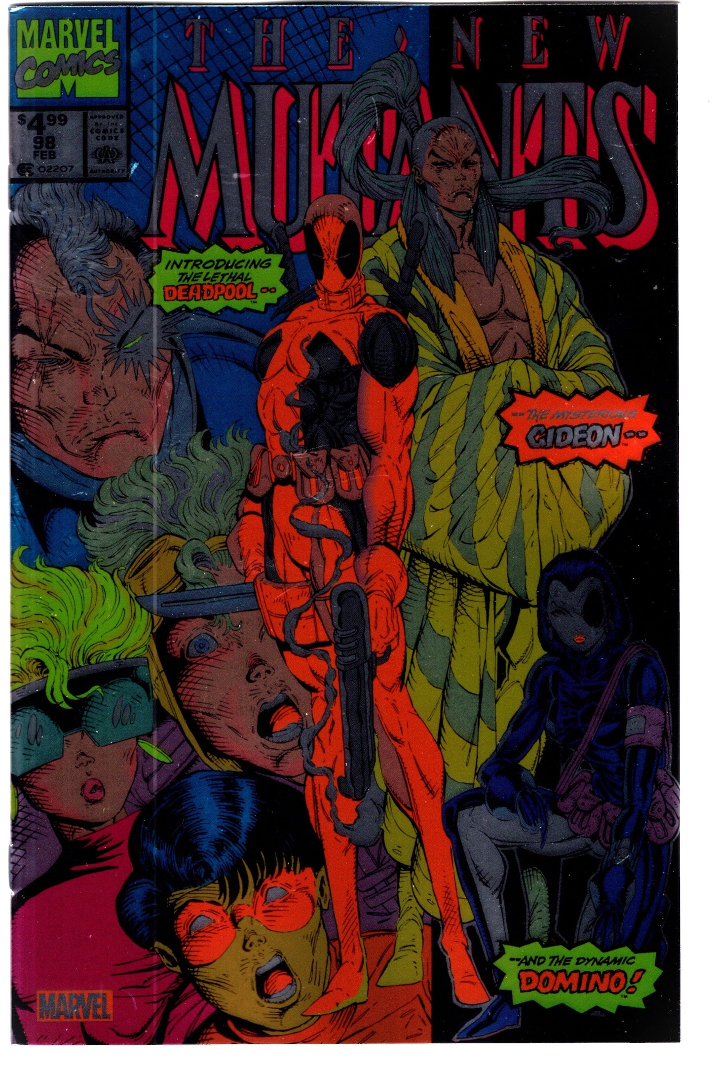 MARVEL PRH COMIC BOOK NEW MUTANTS #98 FACSIMILE EDITION FOIL VAR NEW PTG