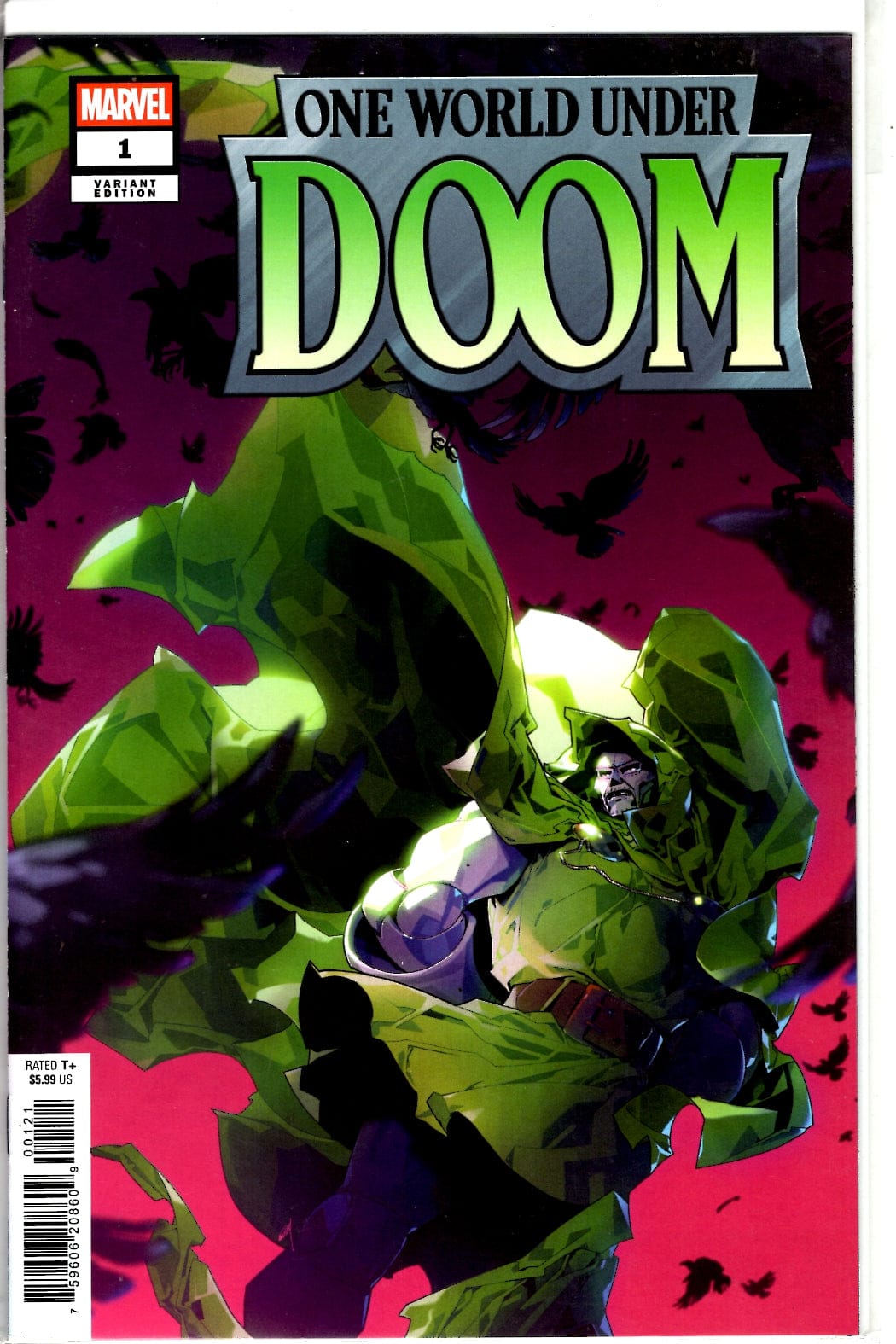 MARVEL PRH COMIC BOOK ONE WORLD UNDER DOOM #1 ROSE BESCH VAR (VF)