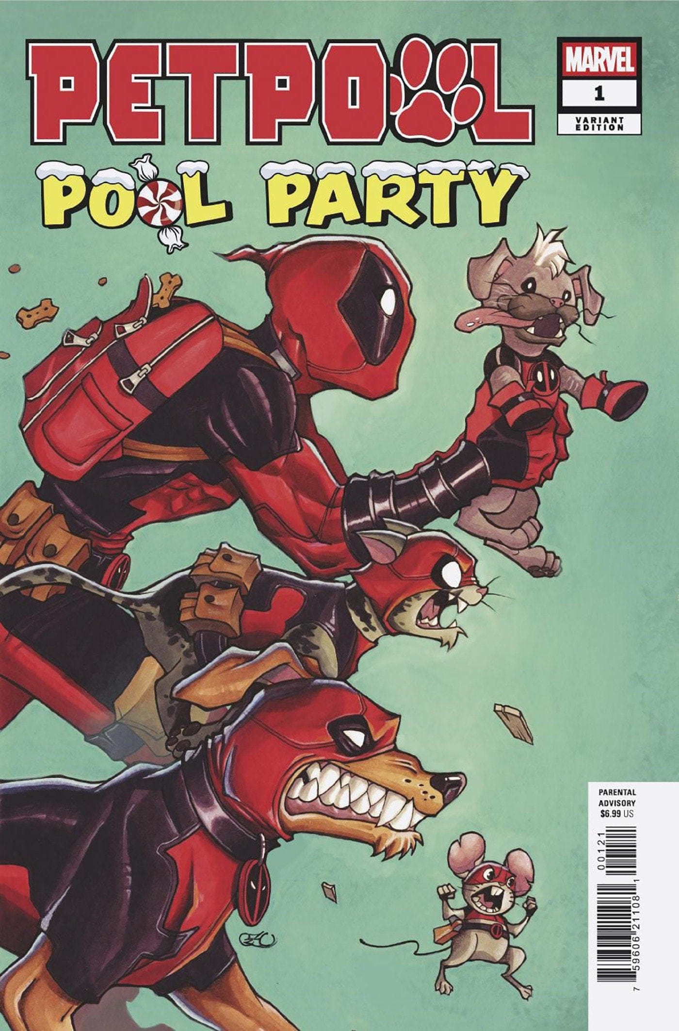 MARVEL PRH COMIC BOOK Petpool: Pool Party #1 Chrissie Zullo Variant