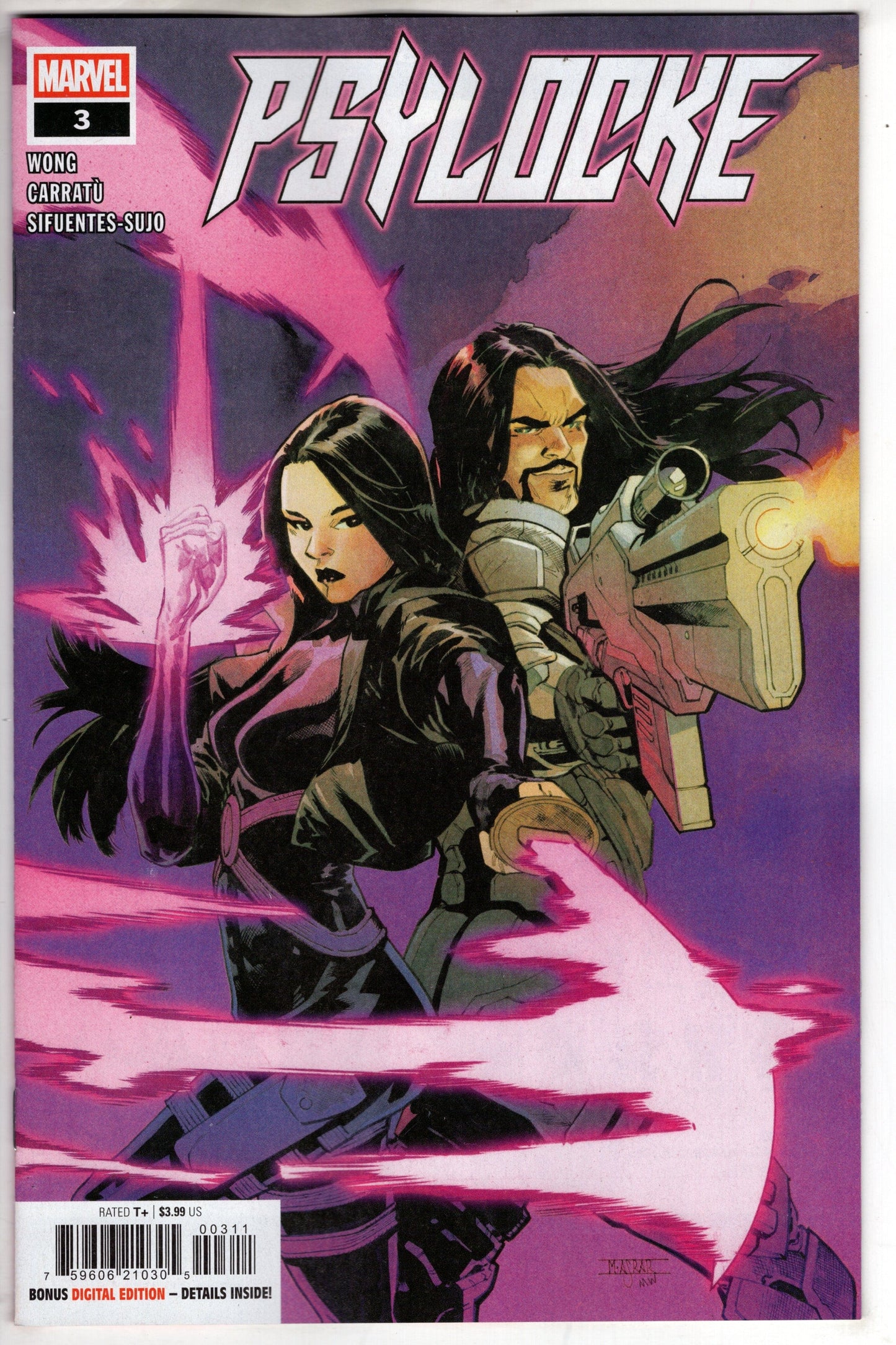 MARVEL PRH COMIC BOOK Psylocke #3