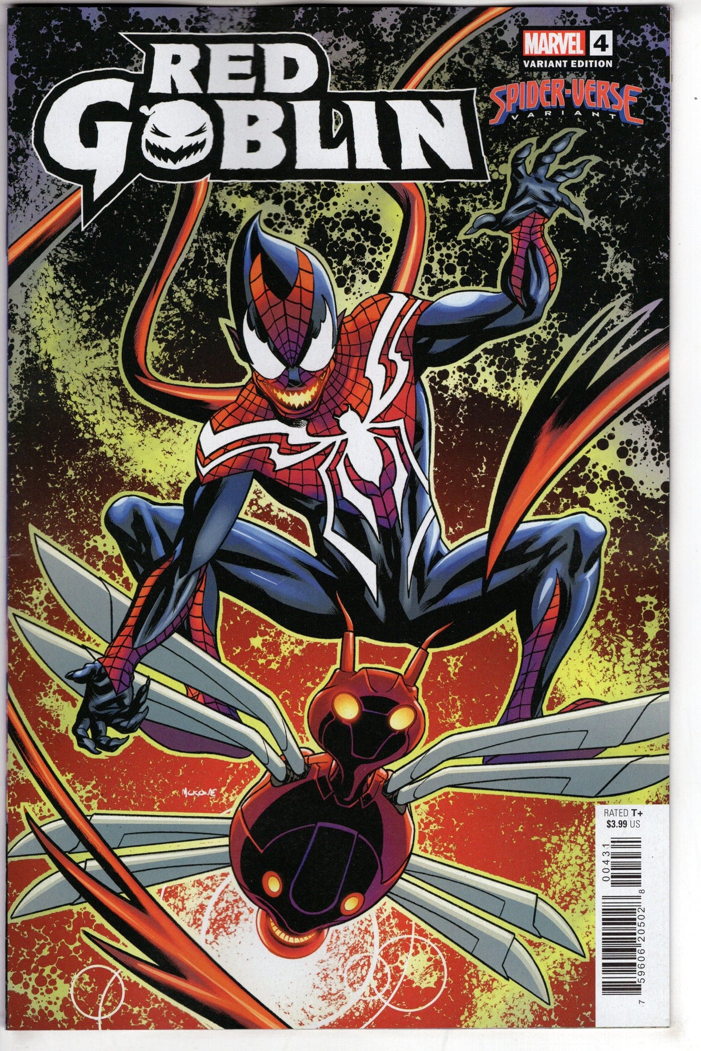 MARVEL PRH COMIC BOOK RED GOBLIN #4 MIKE MCKONE SPIDER-VERSE VAR
