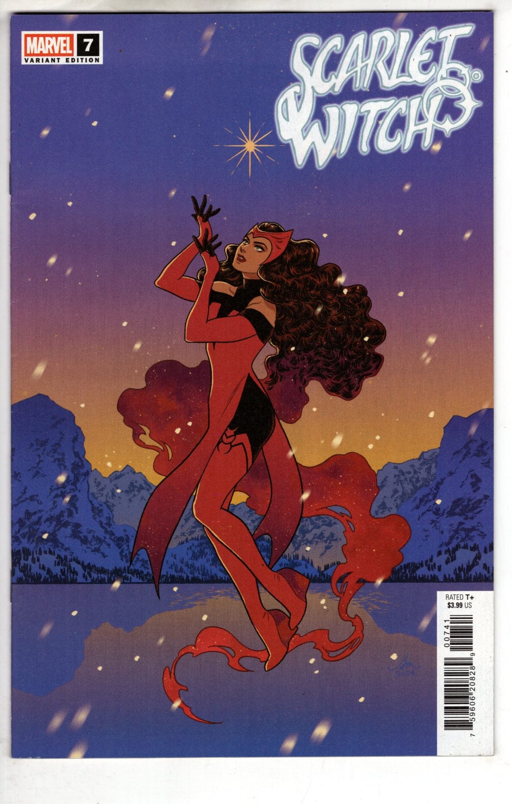 MARVEL PRH COMIC BOOK Scarlet Witch #7 Audrey Mok Winter Holiday Variant (VF/NM)