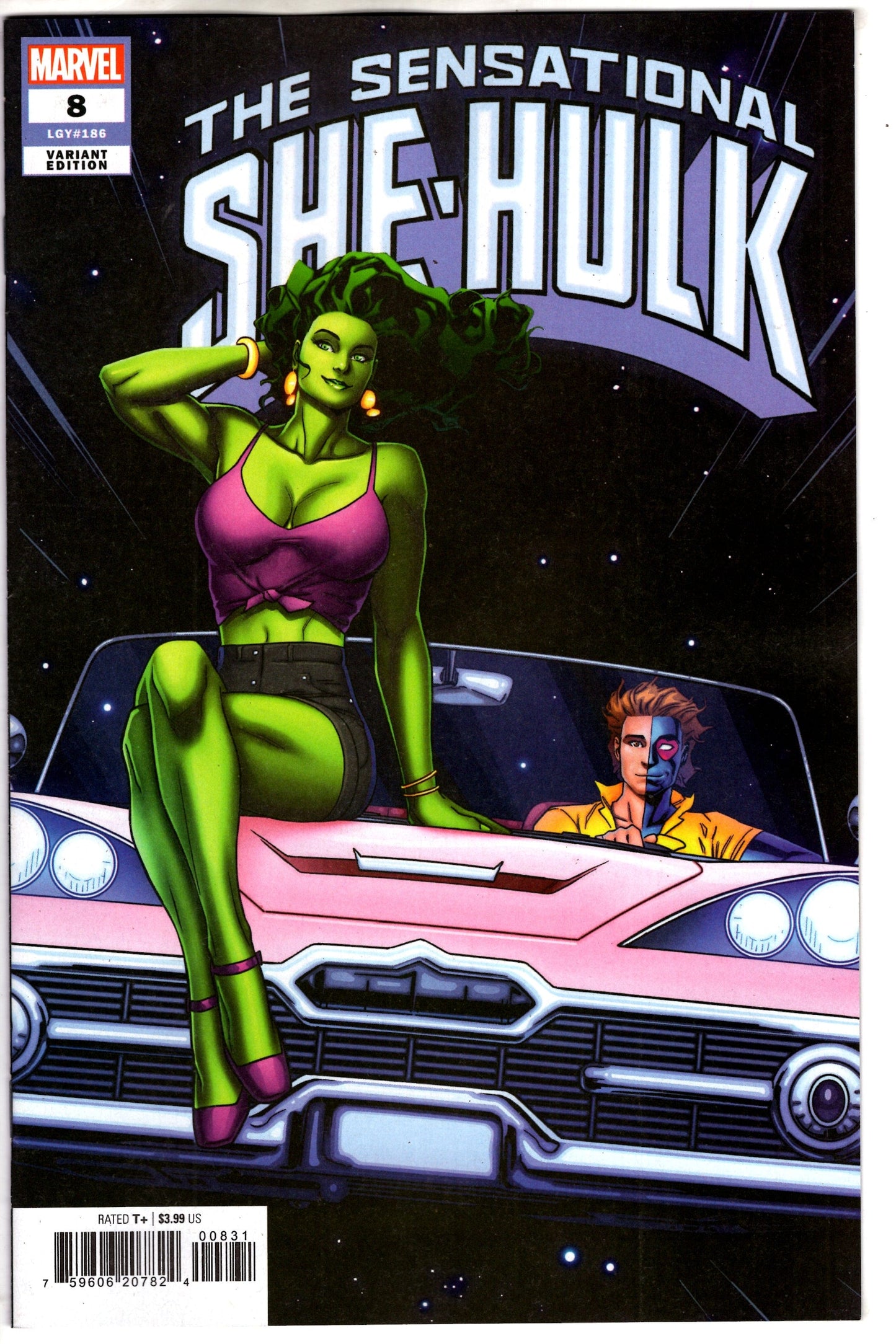 MARVEL PRH COMIC BOOK SENSATIONAL SHE-HULK #8 ANDRES GENOLET VAR