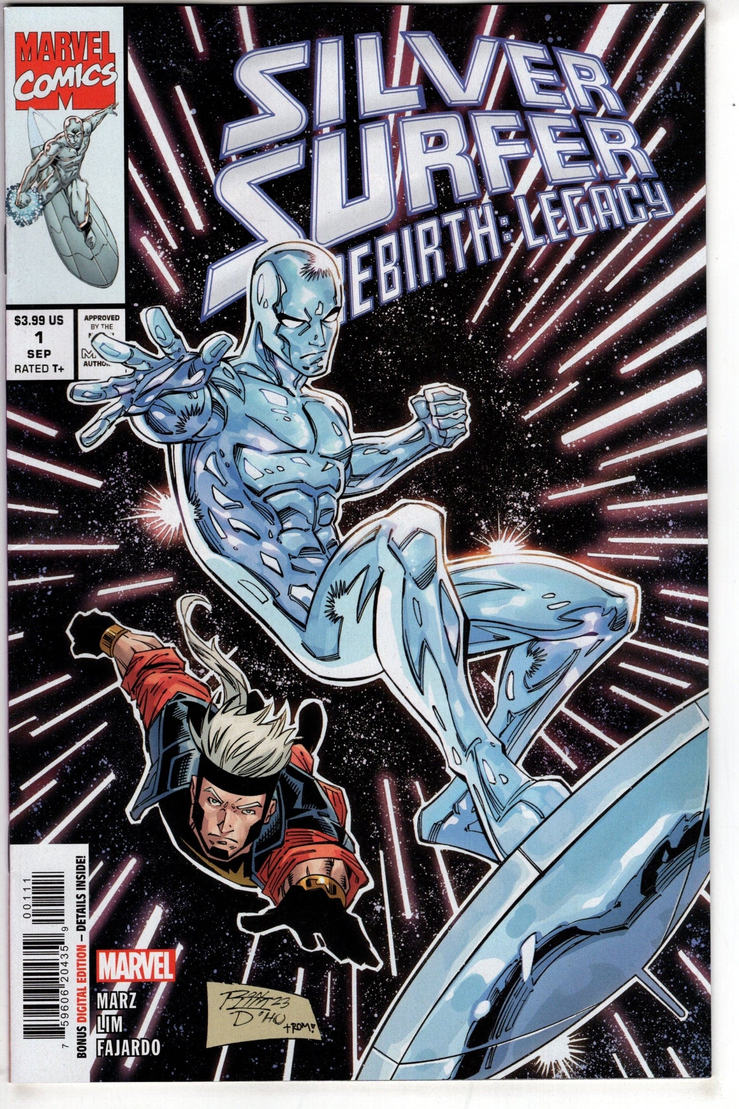 MARVEL PRH COMIC BOOK SILVER SURFER REBIRTH LEGACY #1