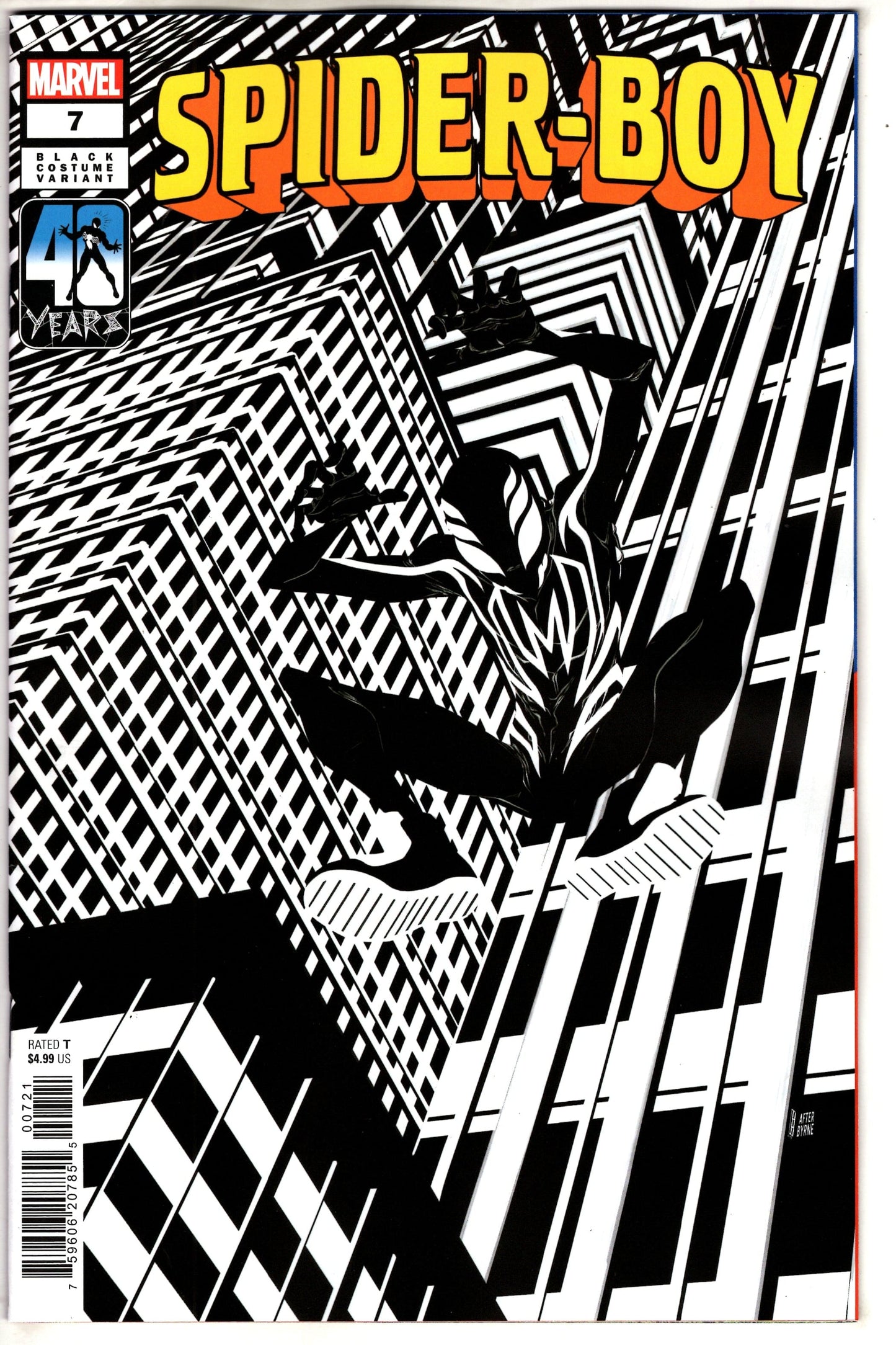 MARVEL PRH COMIC BOOK SPIDER-BOY #7 DAVID BALDEON BLACK COSTUME VAR