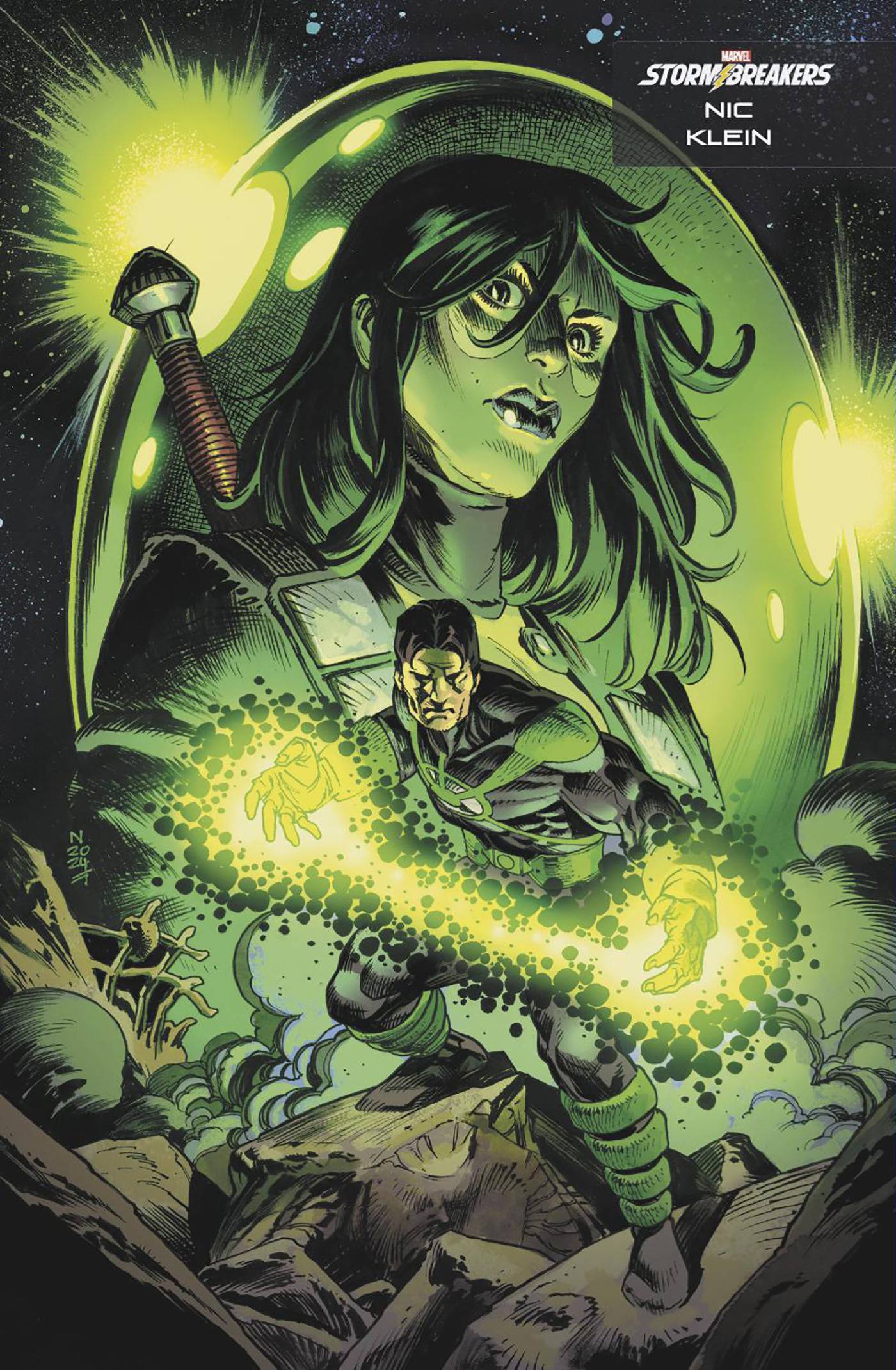 MARVEL PRH COMIC BOOK SPIDER-BOY #8 NIC KLEIN STORMBREAKERS VAR
