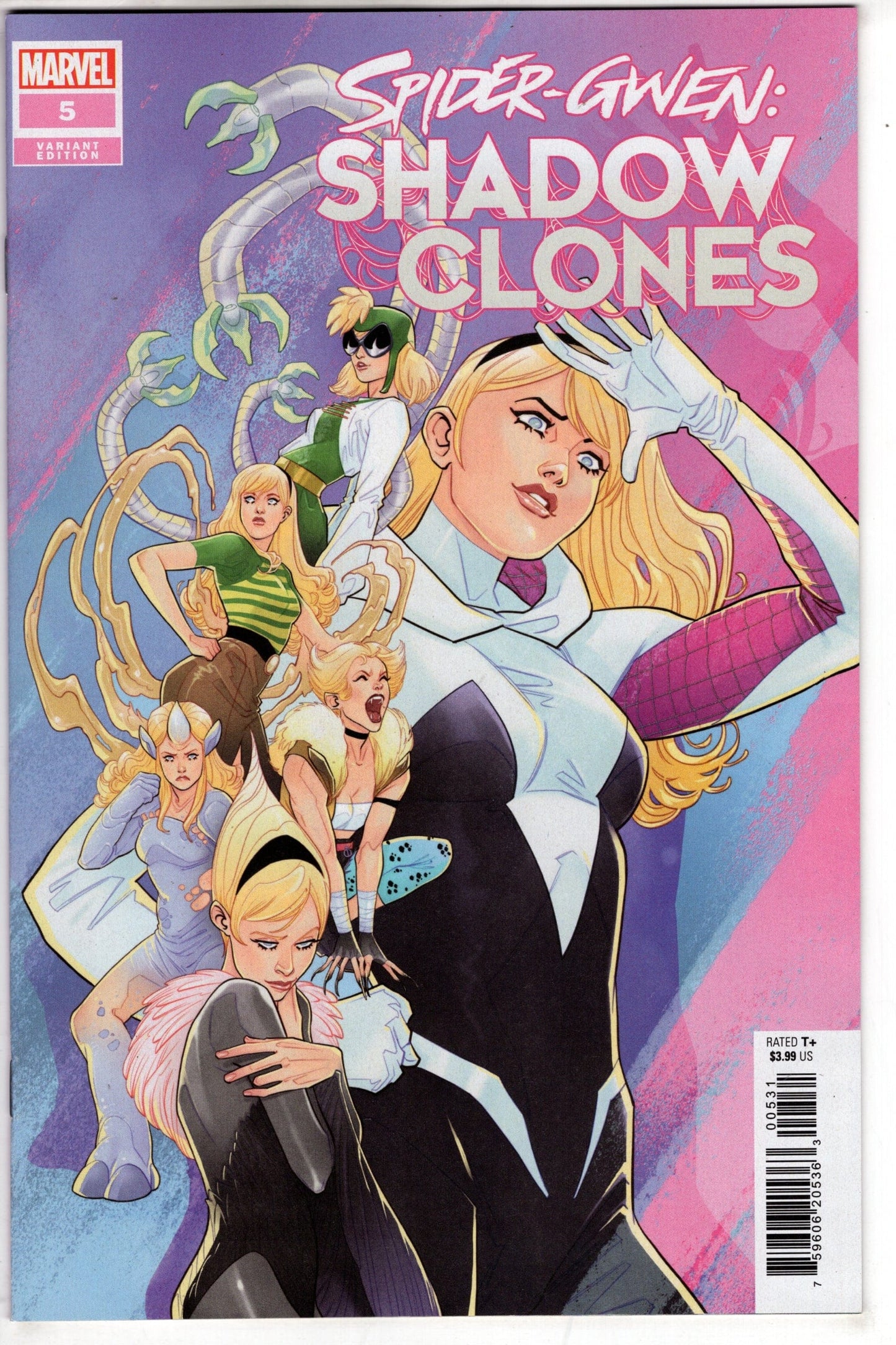 MARVEL PRH COMIC BOOK SPIDER-GWEN SHADOW CLONES #5 (OF 5) SAUVAGE VAR