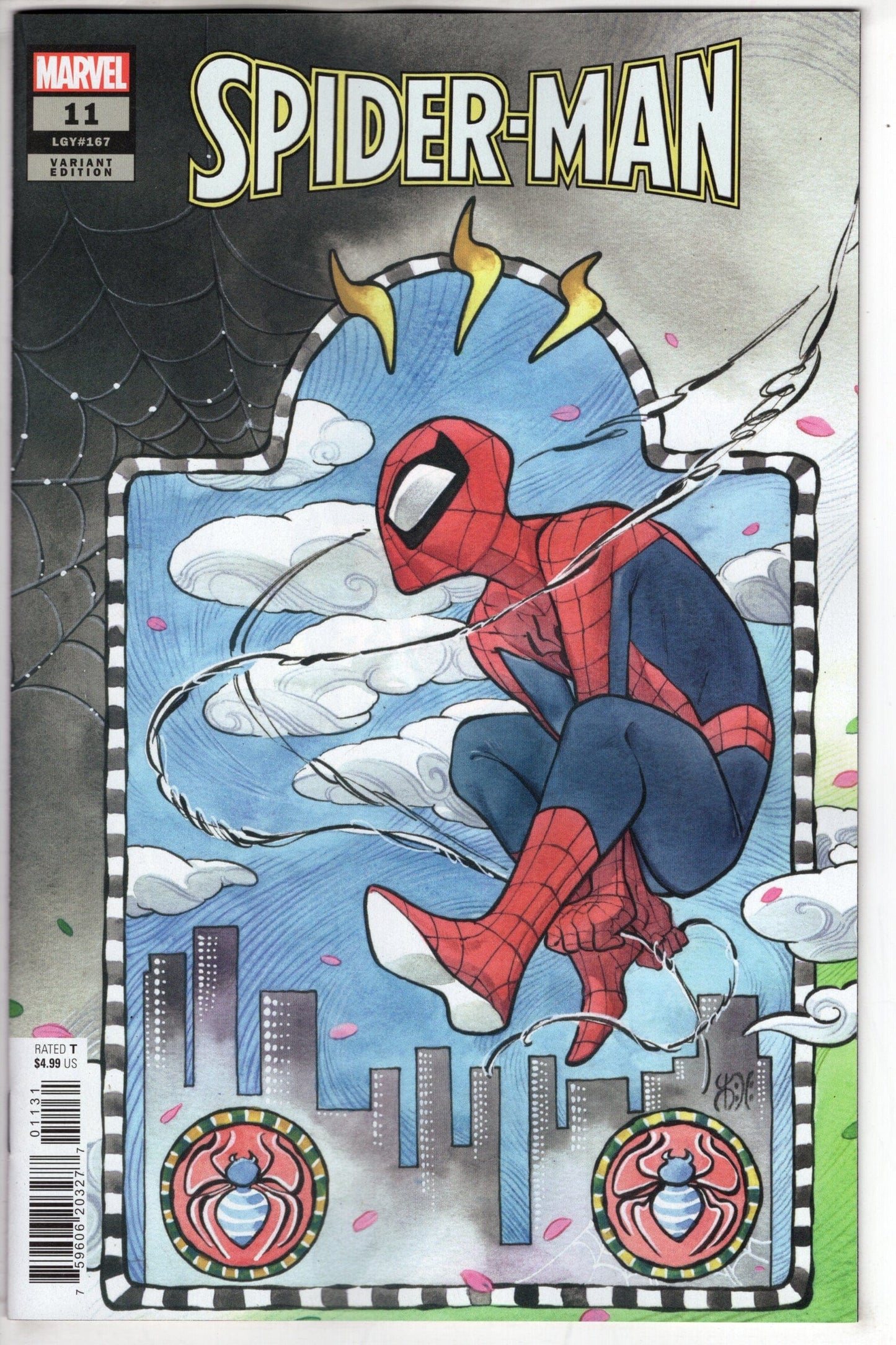 MARVEL PRH COMIC BOOK SPIDER-MAN #11 PEACH MOMOKO VAR