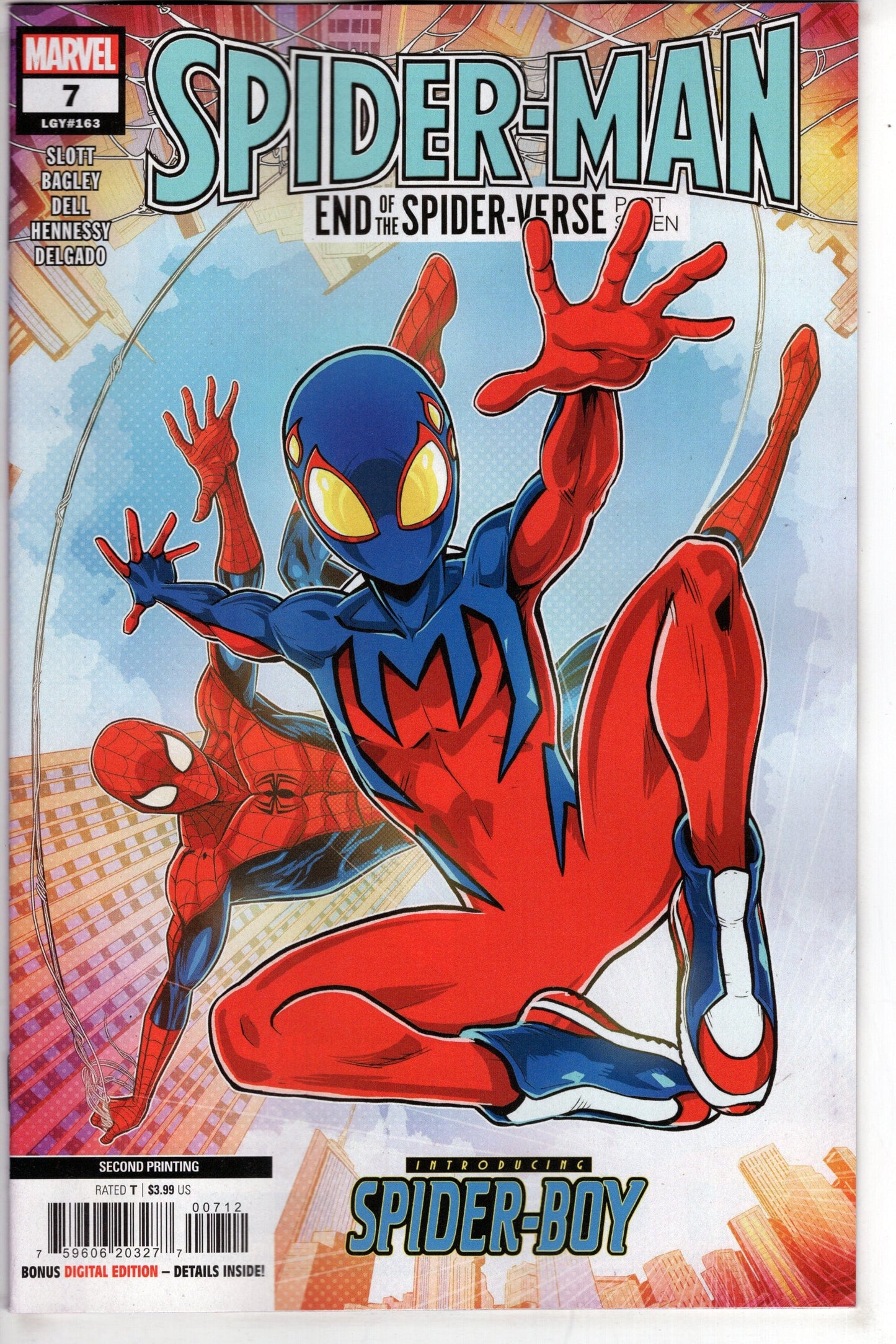 MARVEL PRH COMIC BOOK SPIDER-MAN #7 2ND PTG LUCIANO VECCHIO VAR