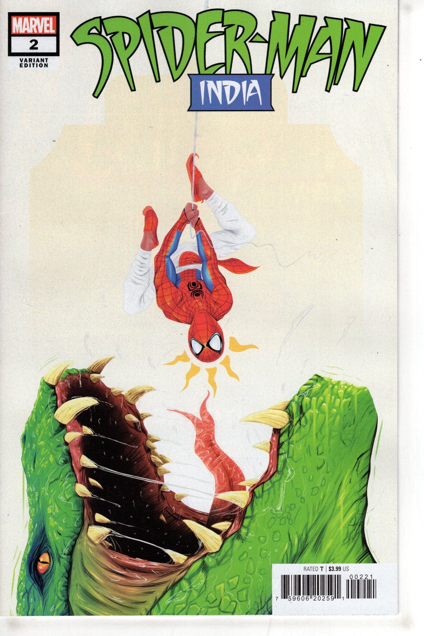 MARVEL PRH COMIC BOOK SPIDER-MAN INDIA #2 (OF 4) DOALY VAR