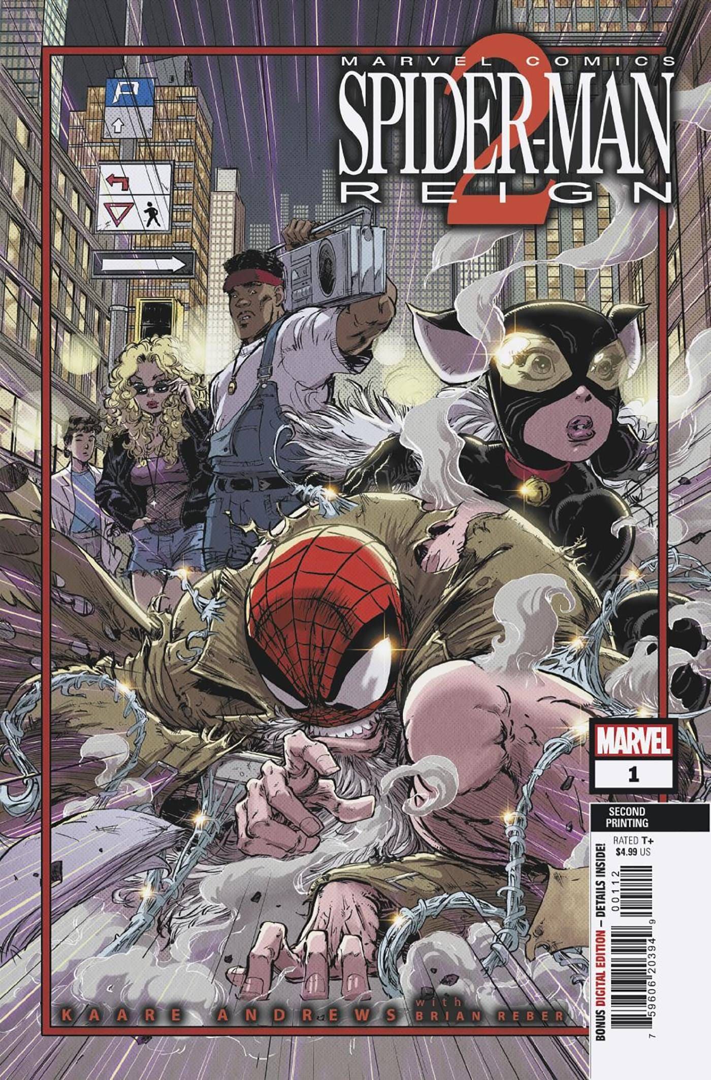 MARVEL PRH COMIC BOOK SPIDER-MAN REIGN 2 #1 (OF 5) 2ND PTG KAARE ANDREWS VAR
