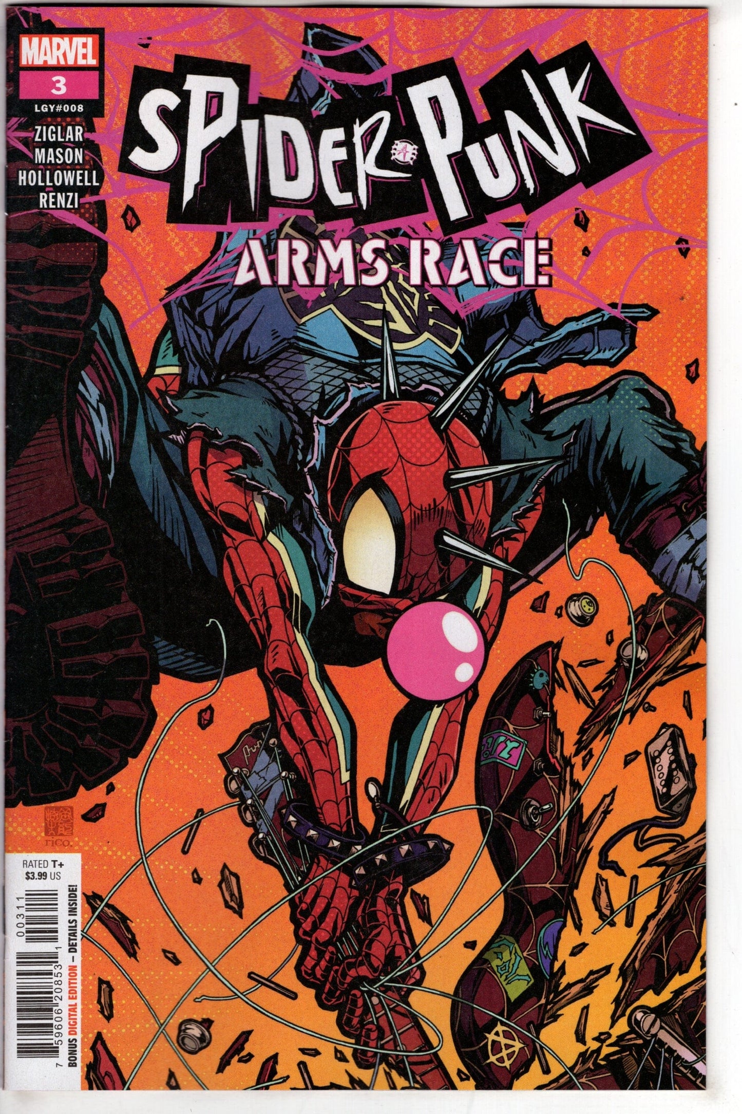 MARVEL PRH COMIC BOOK SPIDER-PUNK #3