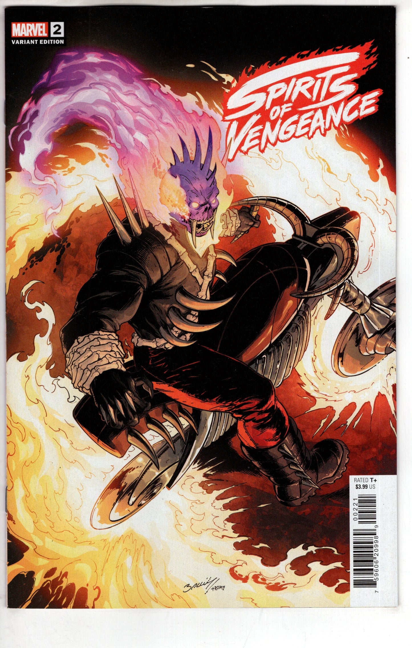 MARVEL PRH COMIC BOOK SPIRITS OF VENGEANCE #2 (OF 5) MARK BAGLEY VAR