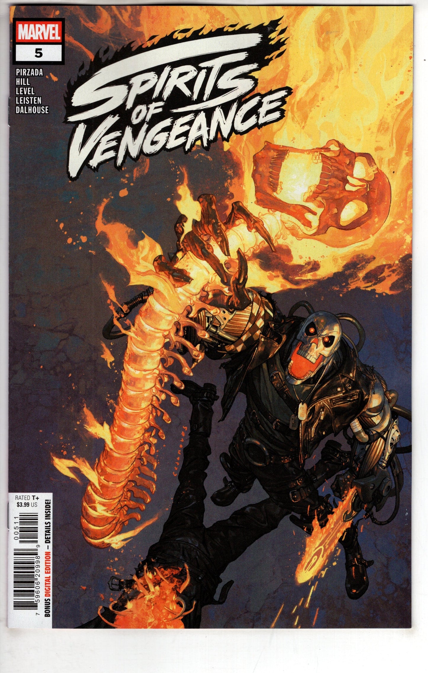MARVEL PRH COMIC BOOK Spirits Of Vengeance #5