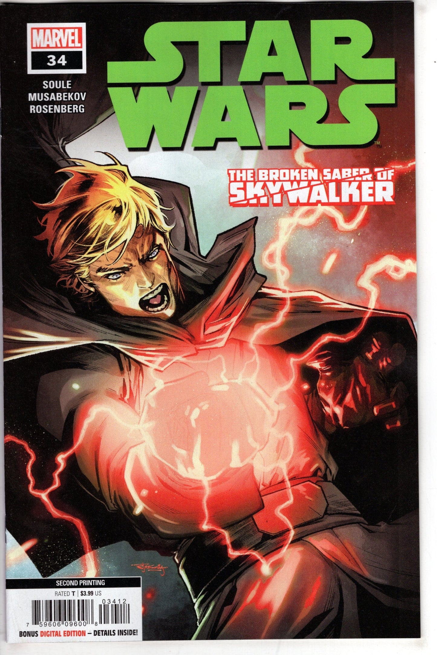 MARVEL PRH COMIC BOOK STAR WARS #34 2ND PTG STEPHEN SEGOVIA VAR