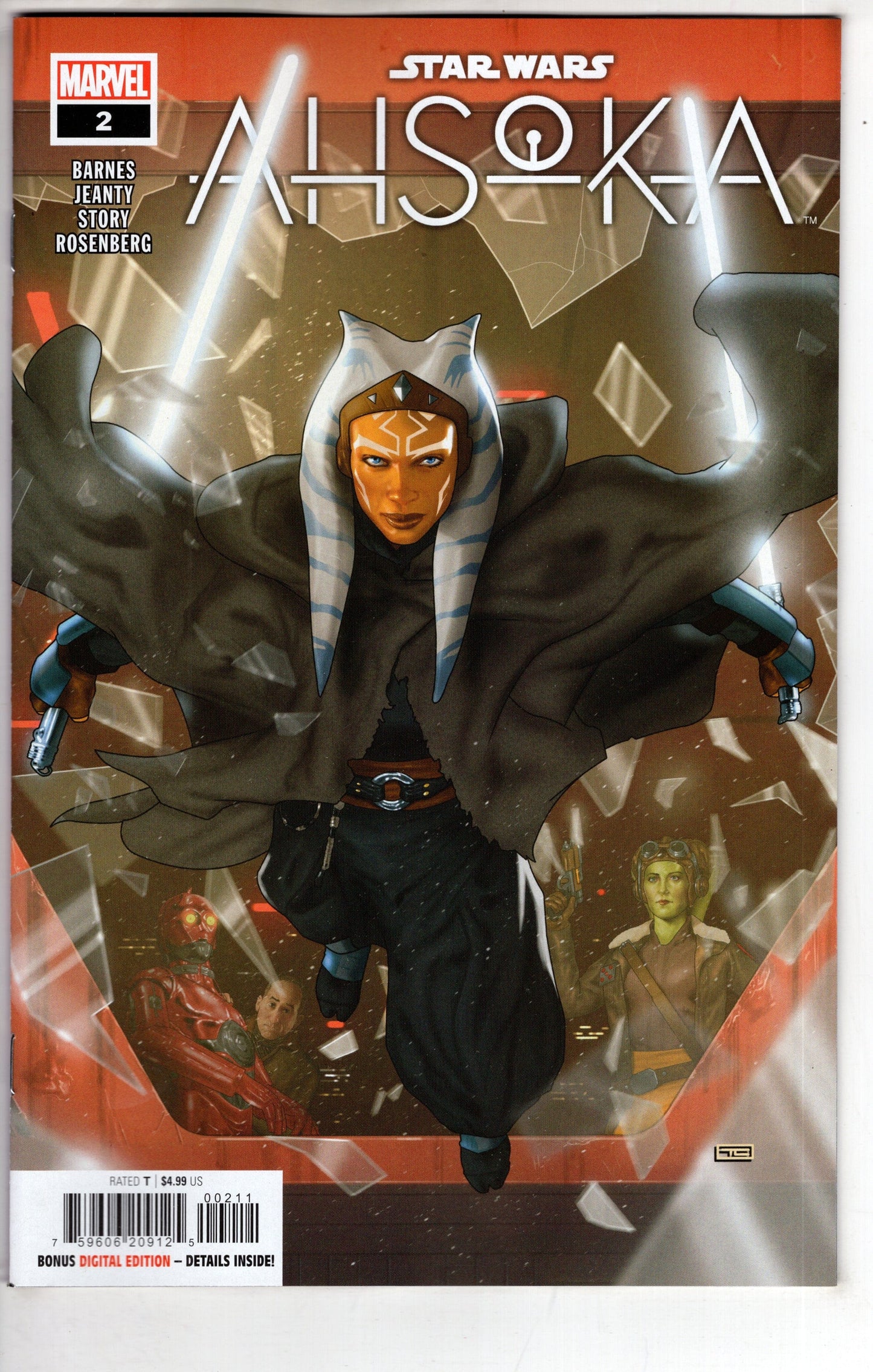 MARVEL PRH COMIC BOOK STAR WARS AHSOKA #2