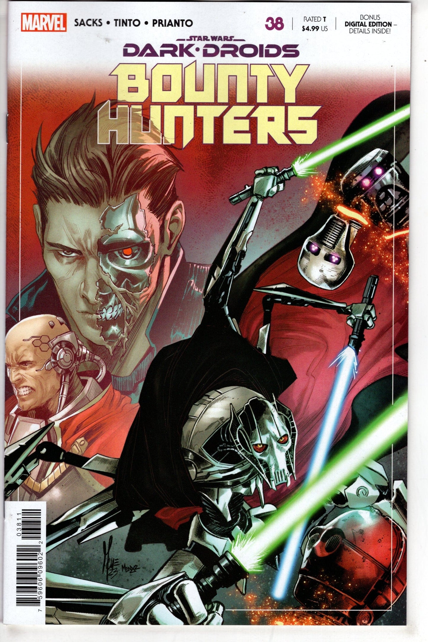 MARVEL PRH COMIC BOOK STAR WARS BOUNTY HUNTERS #38
