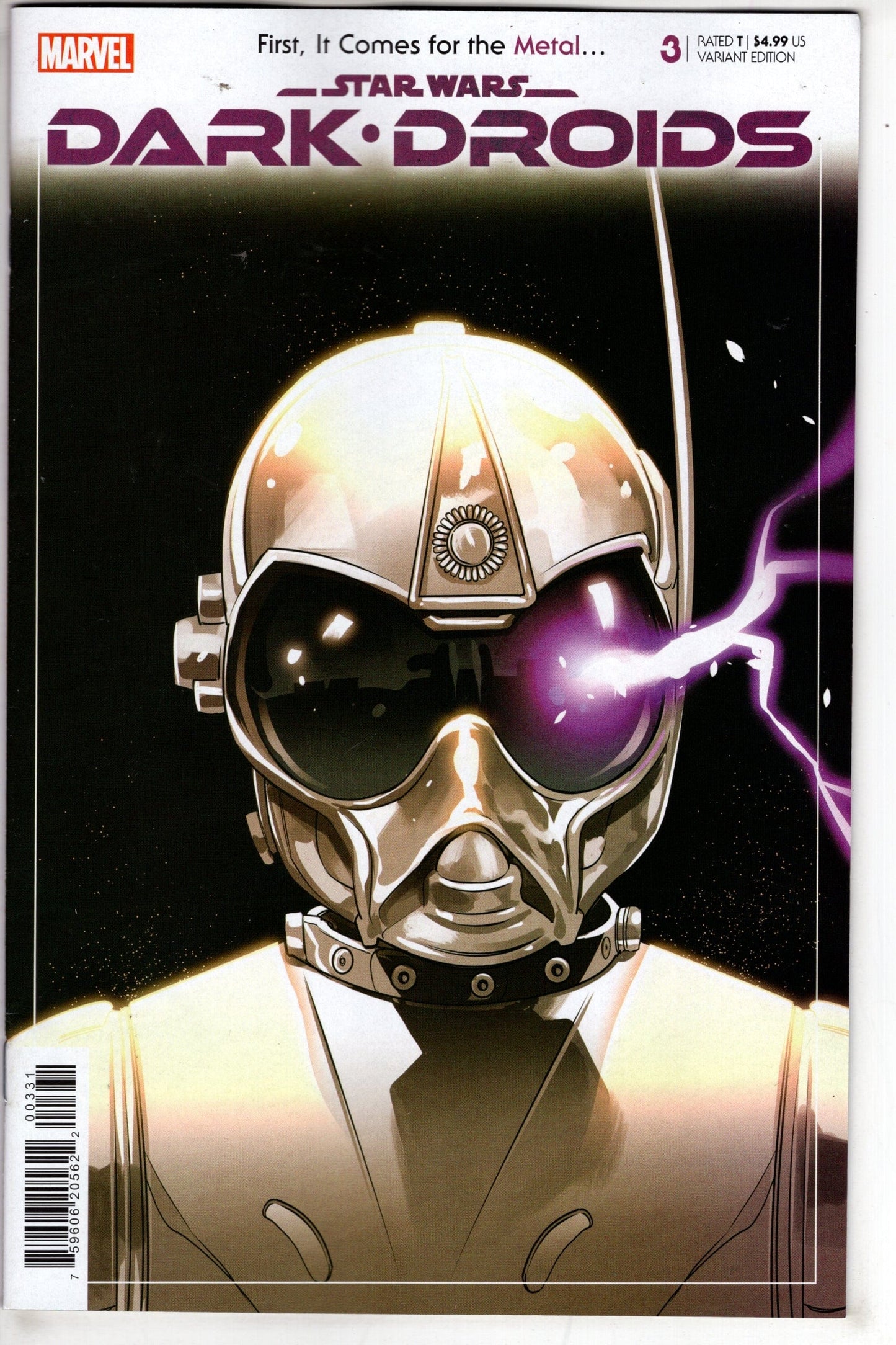 MARVEL PRH COMIC BOOK STAR WARS DARK DROIDS #3 RACHAEL STOTT SCOURGED VAR