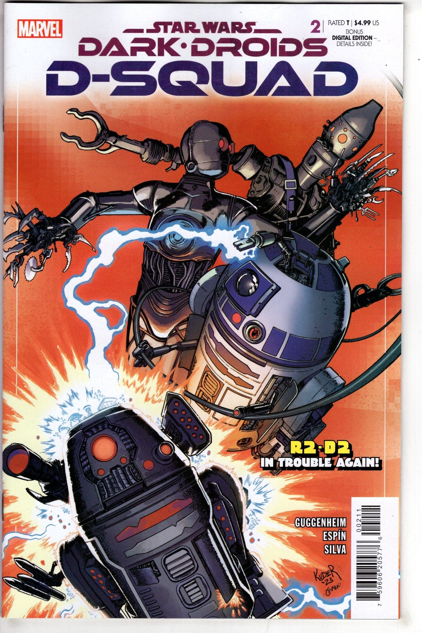 MARVEL PRH COMIC BOOK STAR WARS DARK DROIDS D-SQUAD #2