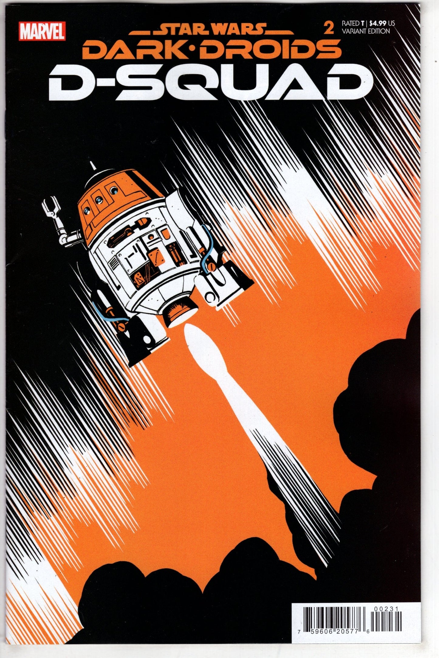 MARVEL PRH COMIC BOOK STAR WARS DARK DROIDS D-SQUAD #2 CHOPPER TOM REILLY VAR