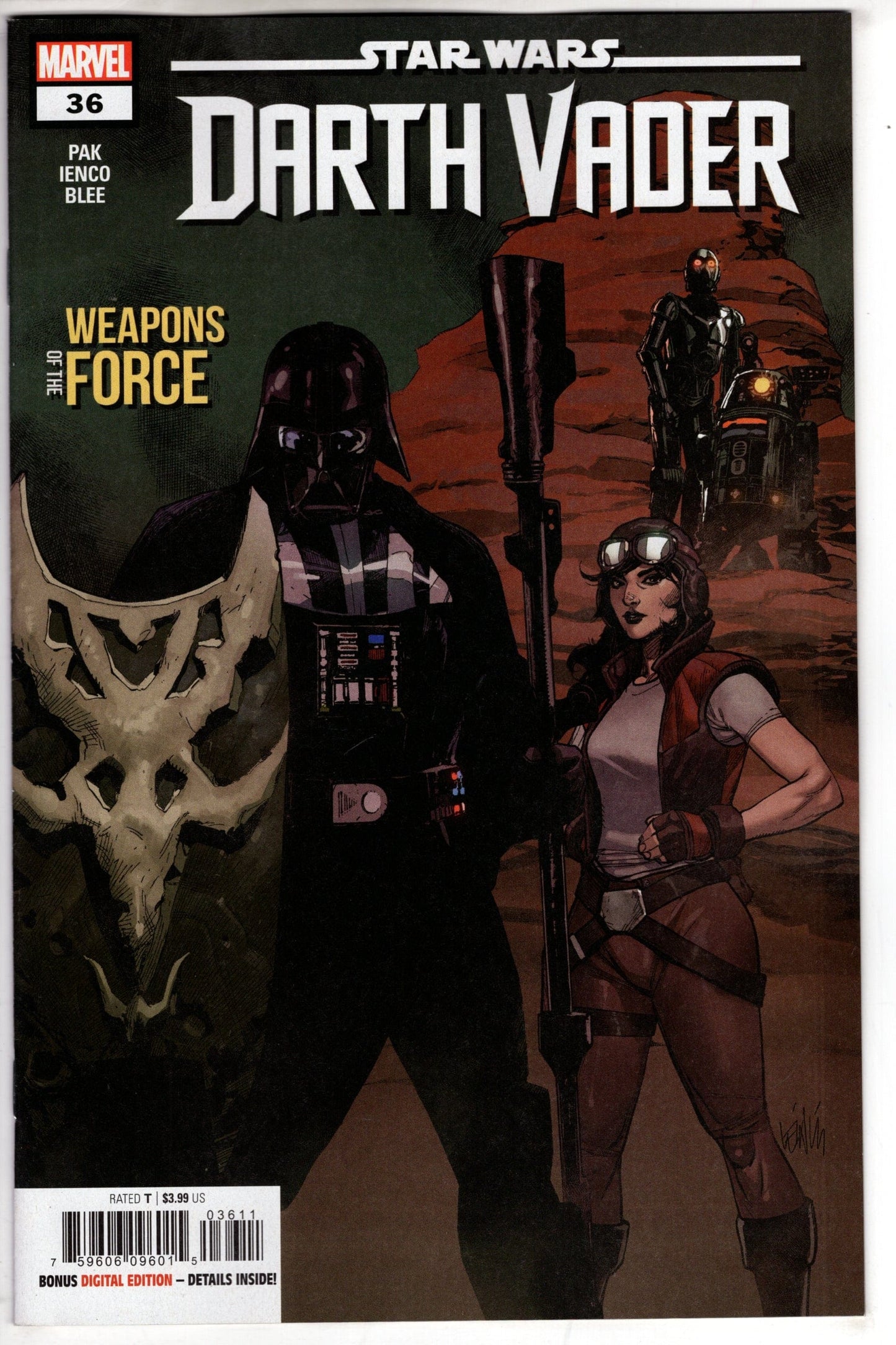 MARVEL PRH COMIC BOOK STAR WARS DARTH VADER #36