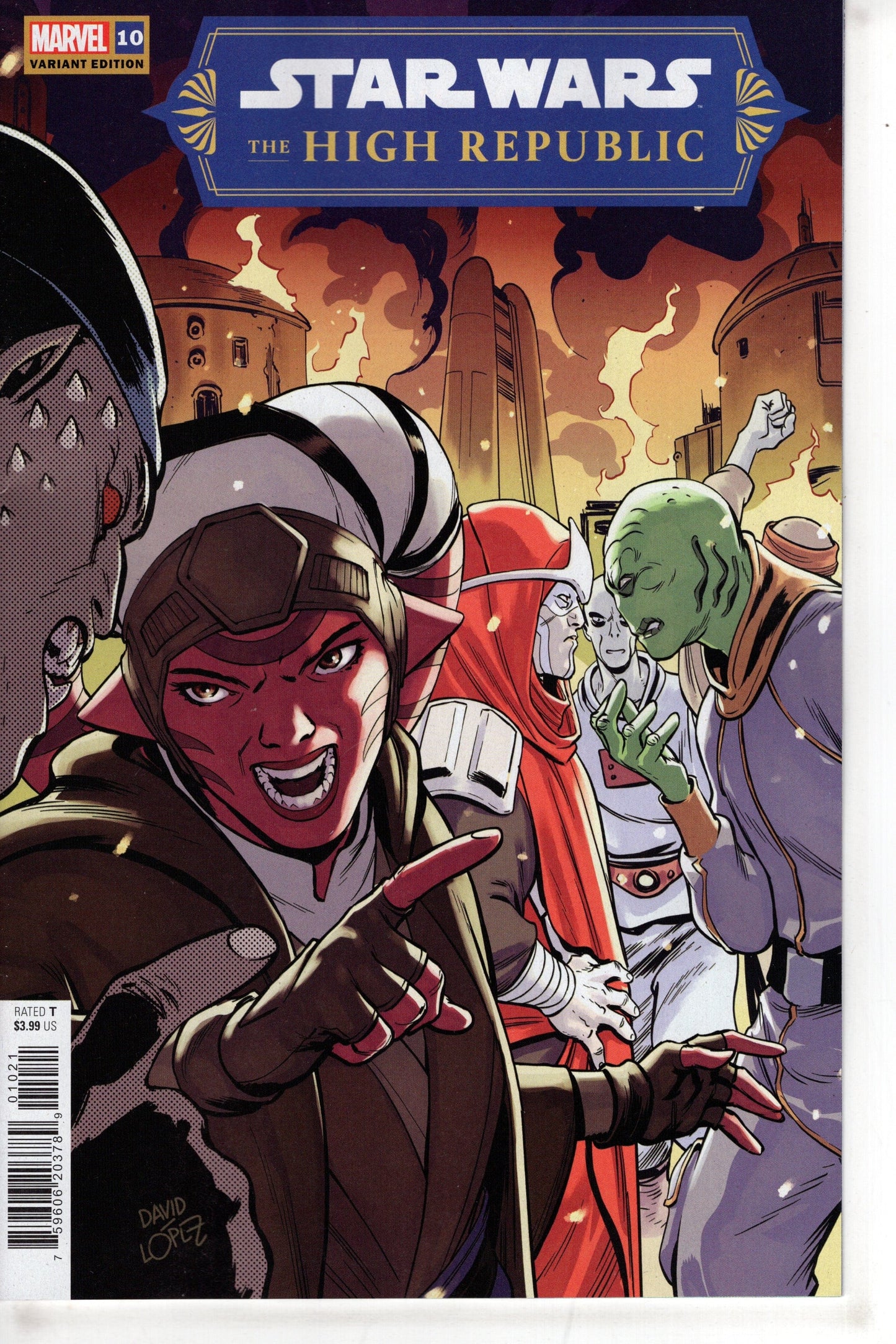 MARVEL PRH COMIC BOOK STAR WARS HIGH REPUBLIC #10 LOPEZ VAR