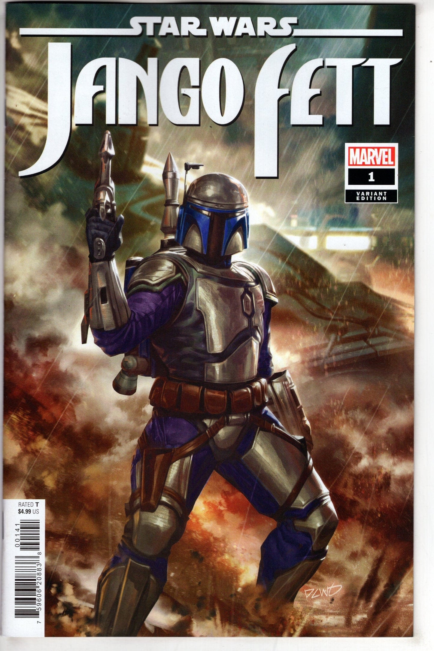 MARVEL PRH COMIC BOOK STAR WARS JANGO FETT #1 DERRICK CHEW VAR