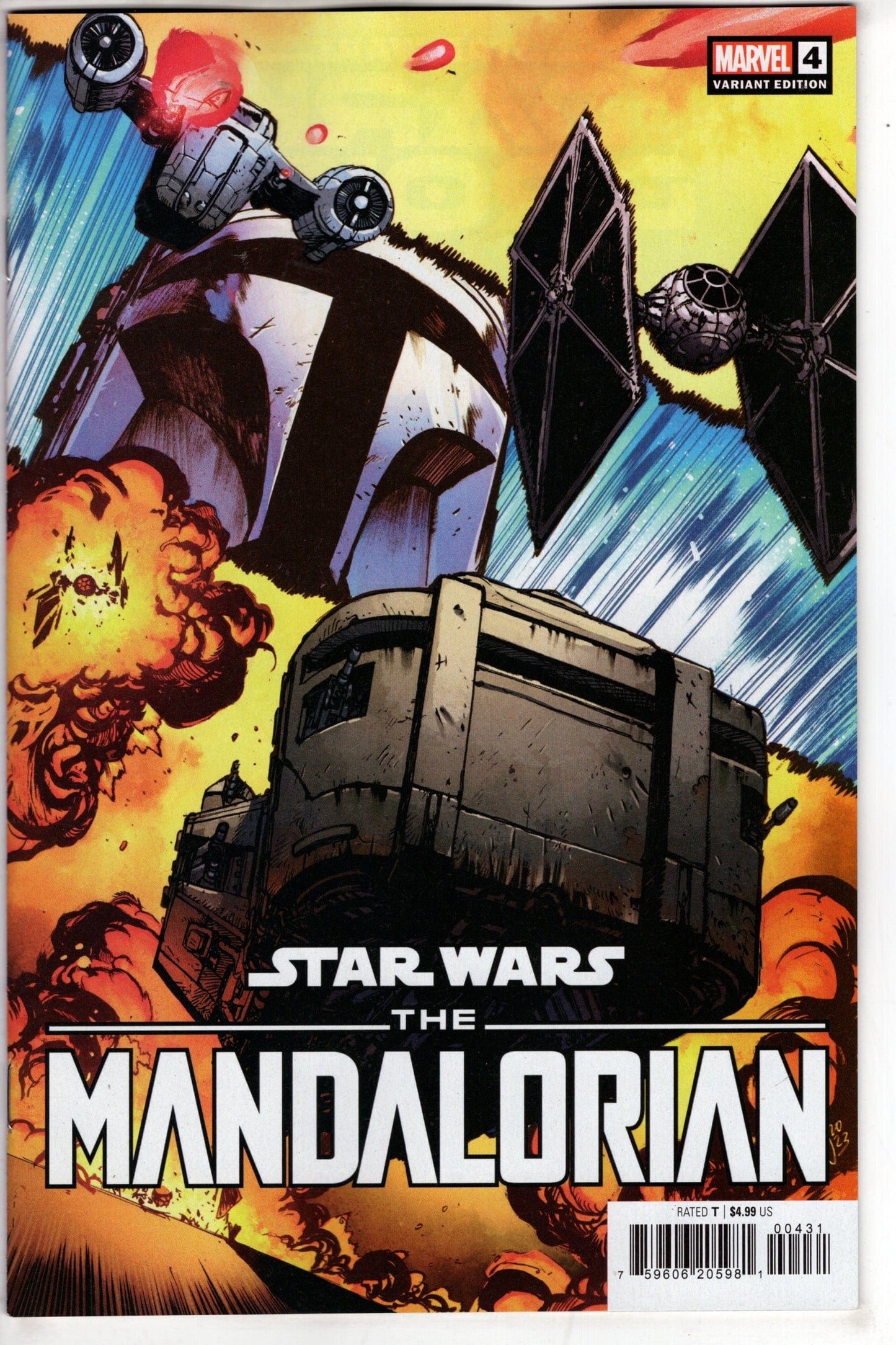 MARVEL PRH COMIC BOOK STAR WARS MANDALORIAN SEASON 2 #4 DANIEL WARREN JOHNSON VAR