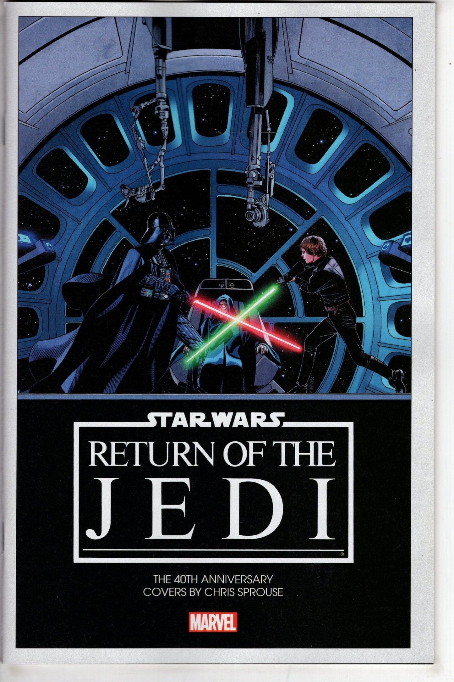 MARVEL PRH COMIC BOOK STAR WARS RETURN OF JEDI 40TH ANN COVERS SPROUSE #1