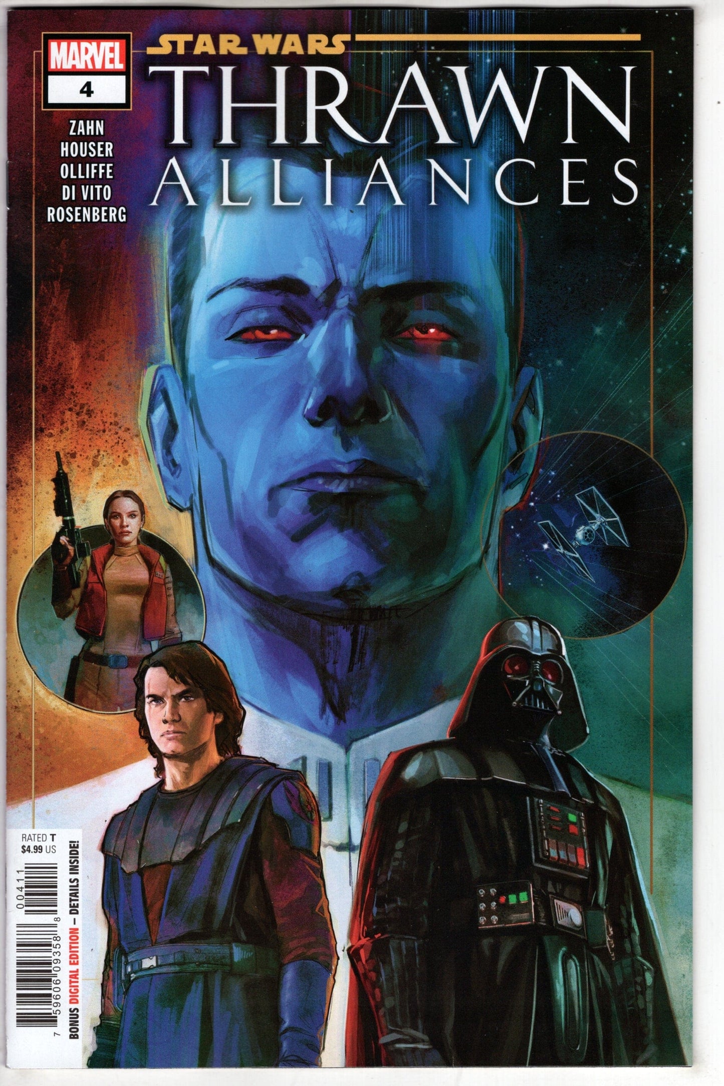 MARVEL PRH COMIC BOOK STAR WARS THRAWN ALLIANCES #4