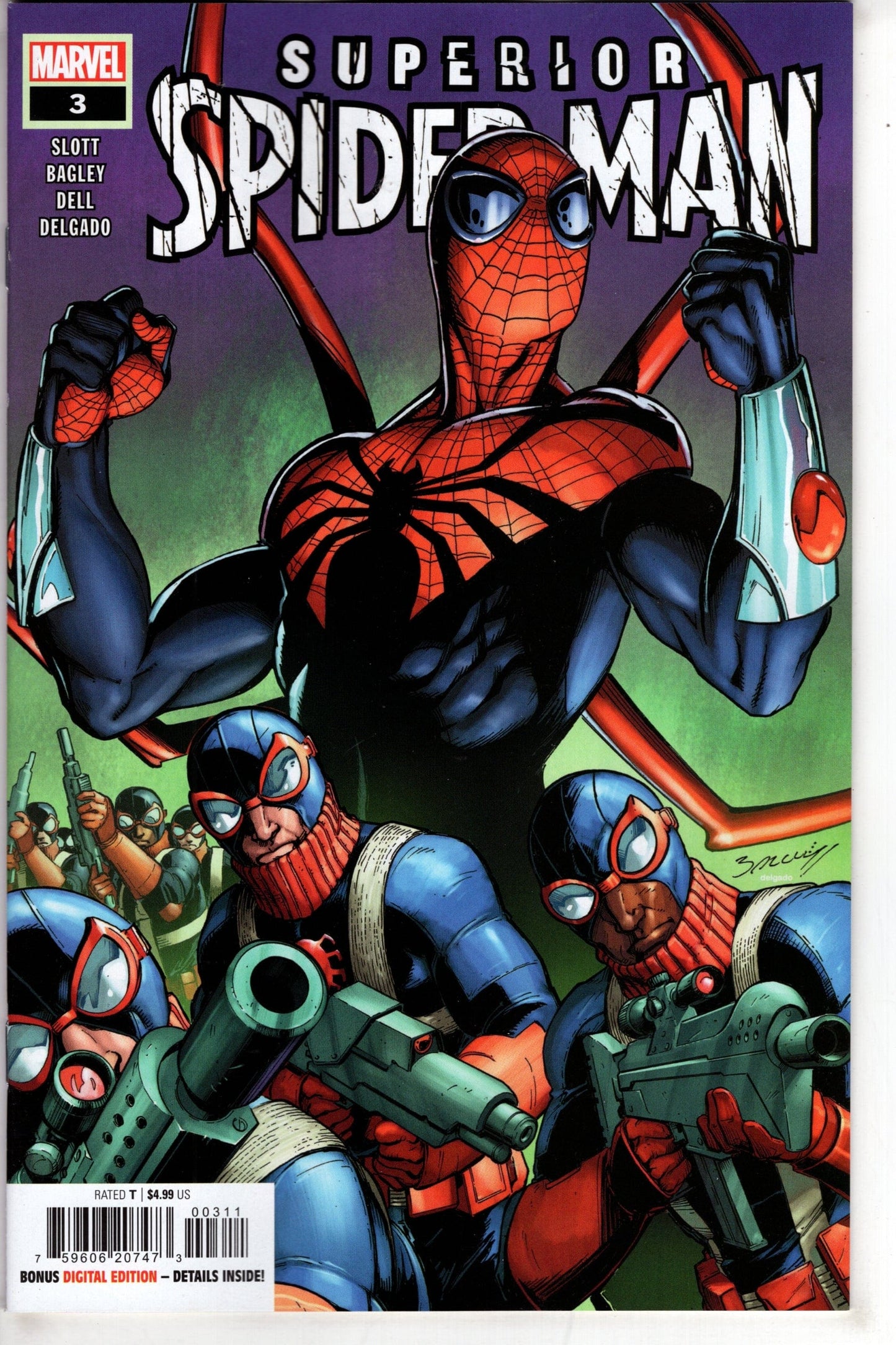 MARVEL PRH COMIC BOOK SUPERIOR SPIDER-MAN #3