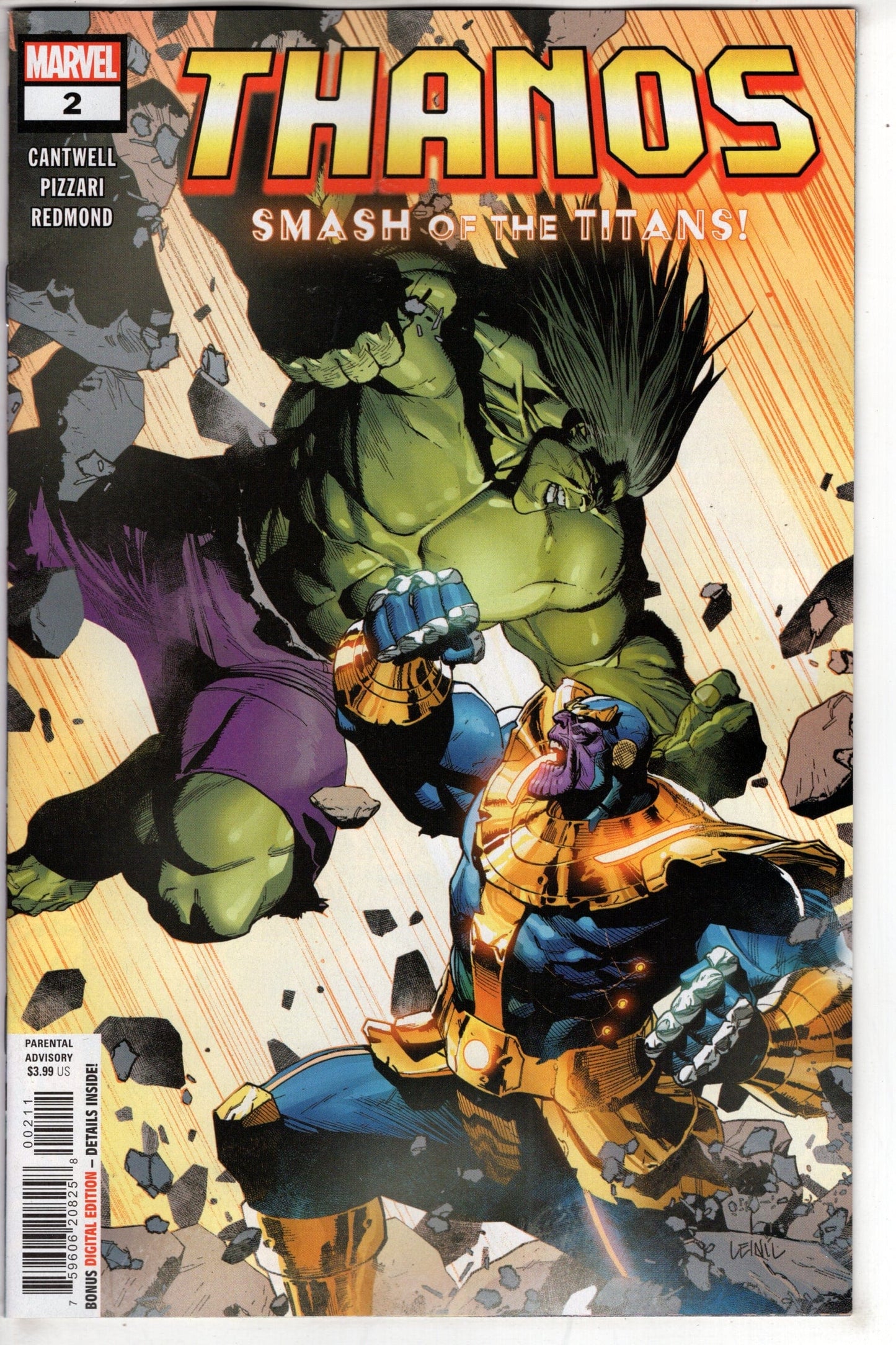 MARVEL PRH COMIC BOOK THANOS #2