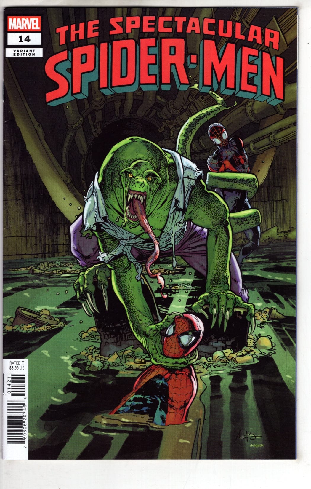MARVEL PRH COMIC BOOK THE SPECTACULAR SPIDER-MEN #14 ANDREI BRESSAN VAR (VF/NM)