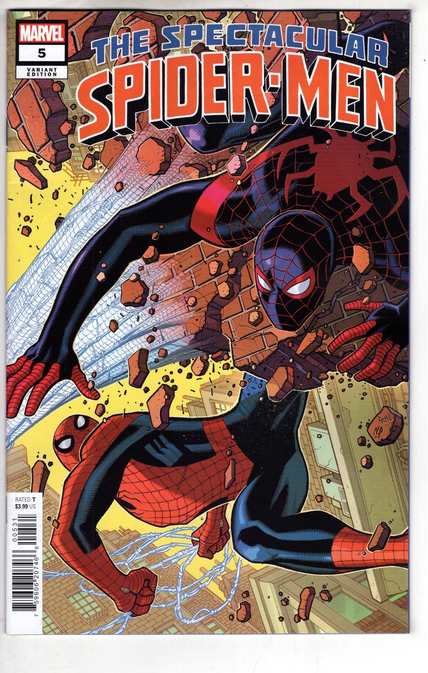 MARVEL PRH COMIC BOOK THE SPECTACULAR SPIDER-MEN #5 NICK BRADSHAW VAR