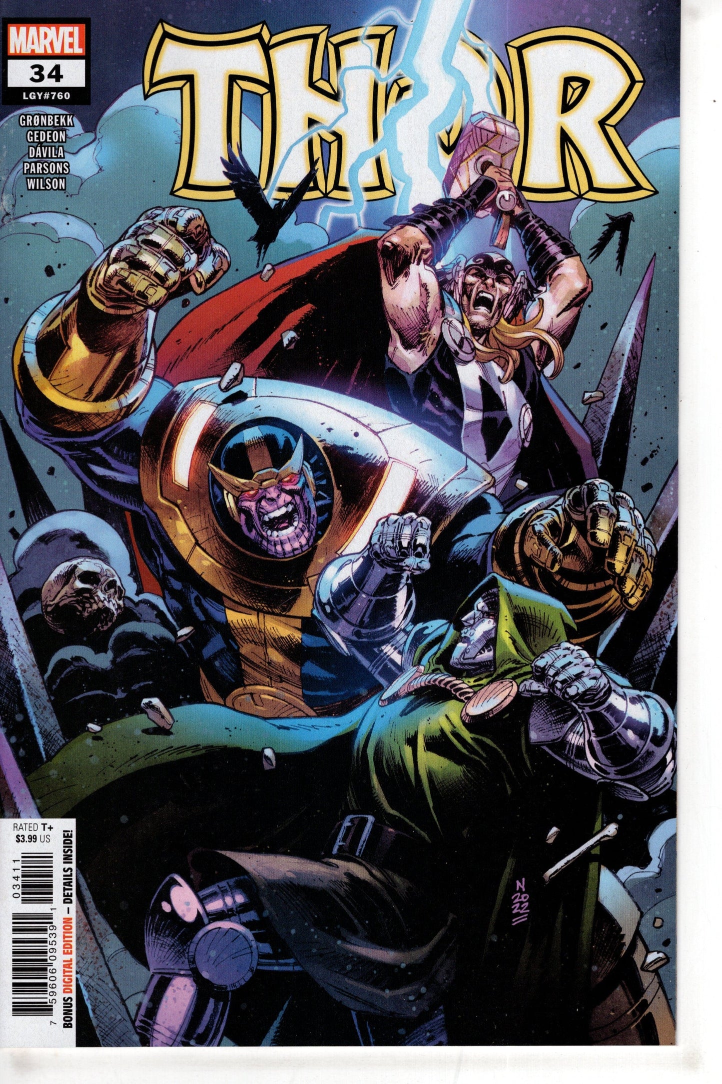 MARVEL PRH COMIC BOOK THOR #34