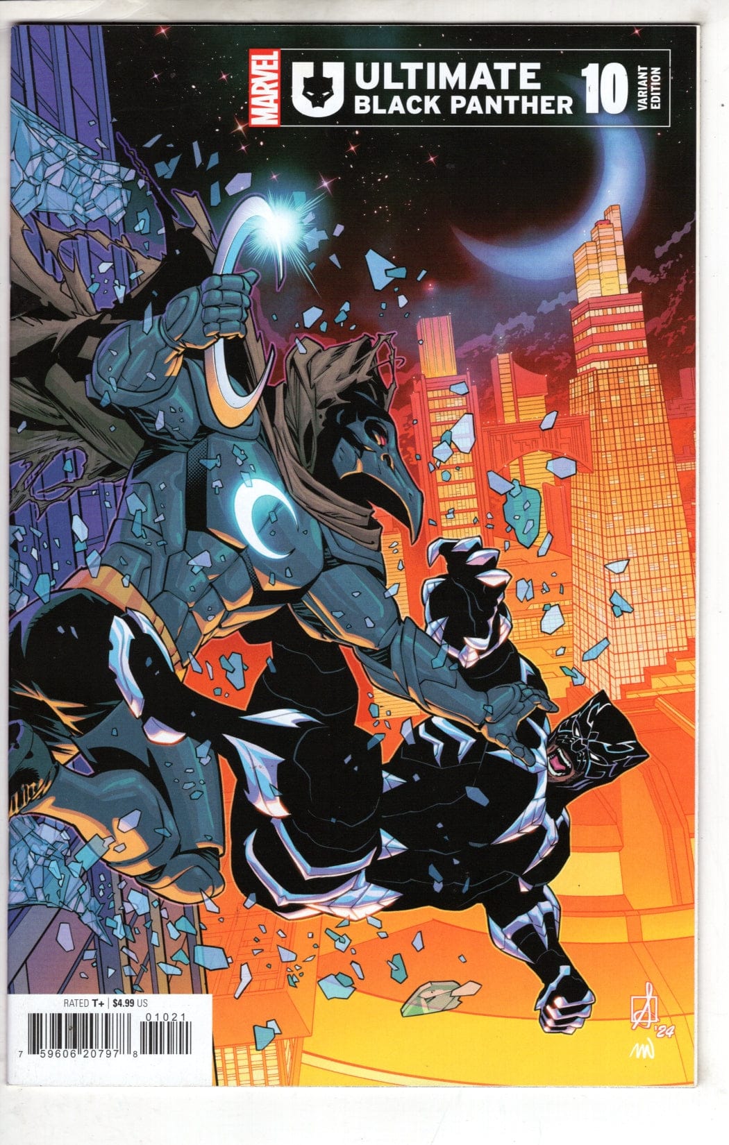 MARVEL PRH COMIC BOOK ULTIMATE BLACK PANTHER #10 SEAN IZAAKSE VAR (FN/VF)