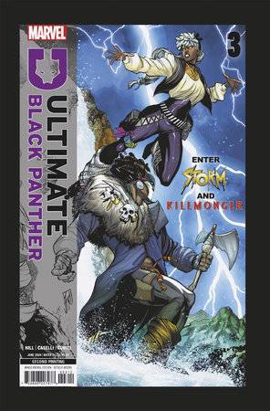 MARVEL PRH COMIC BOOK ULTIMATE BLACK PANTHER #3 2ND PTG STEFANO CASELLI VAR