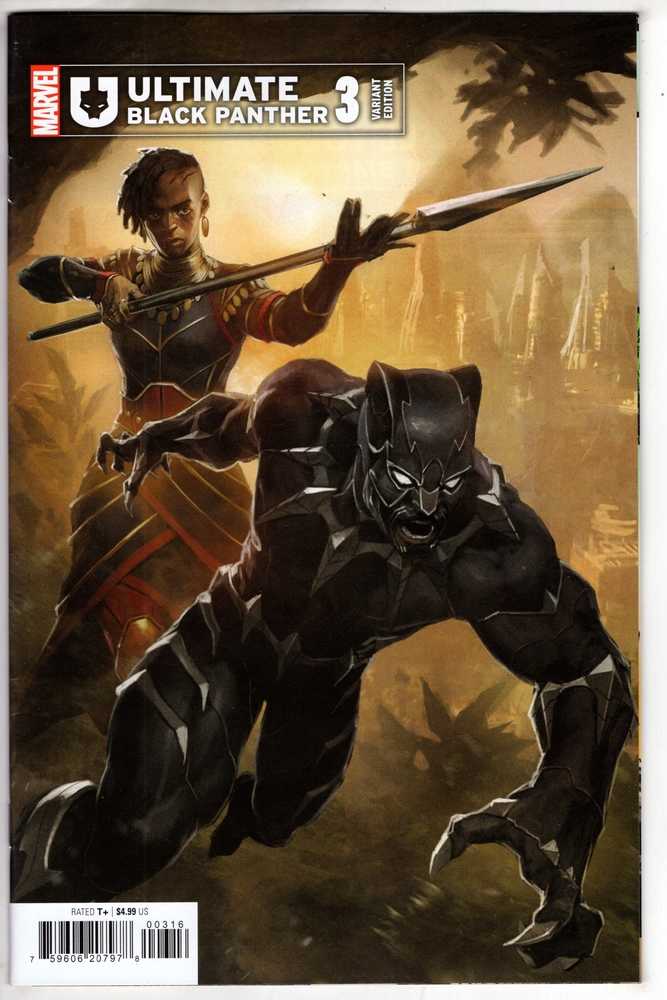 MARVEL PRH COMIC BOOK Ultimate Black Panther #3 Skan Variant