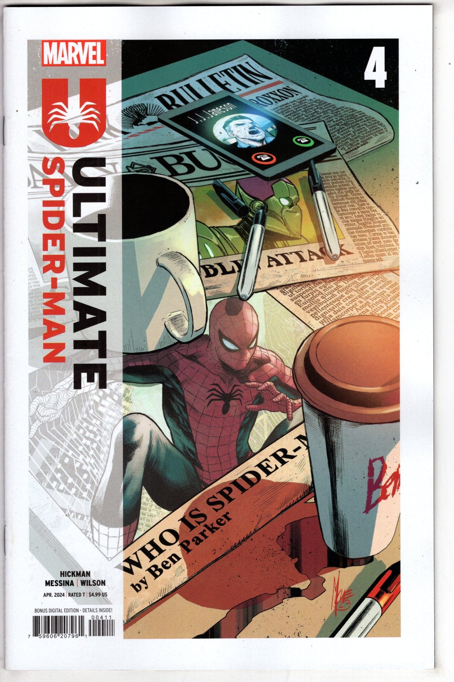MARVEL PRH COMIC BOOK ULTIMATE SPIDER-MAN #4