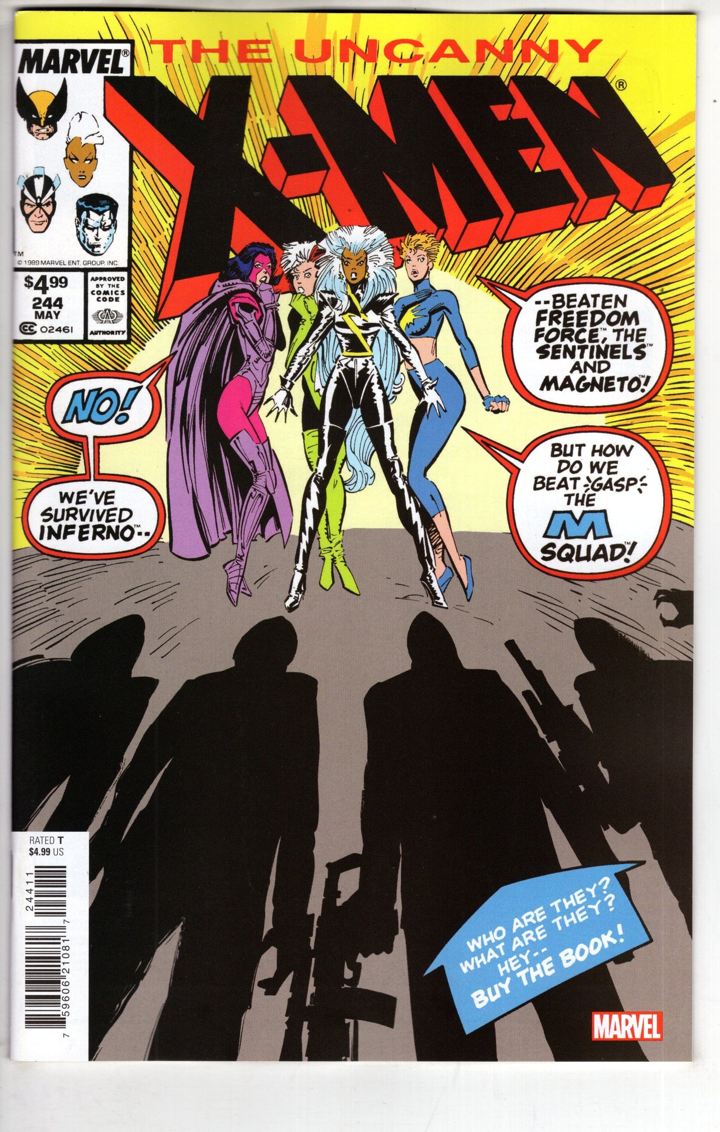 MARVEL PRH COMIC BOOK UNCANNY X-MEN #244 FACSIMILE ED
