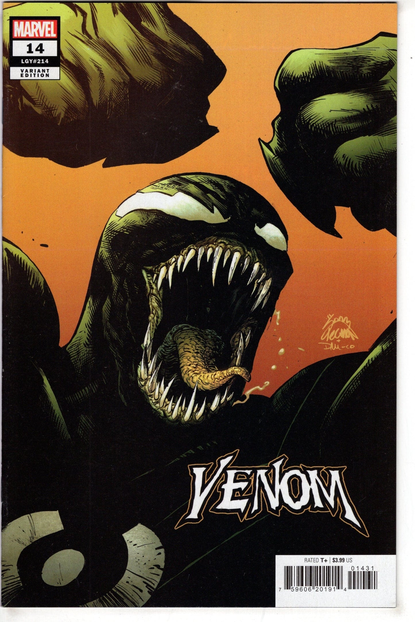 MARVEL PRH COMIC BOOK VENOM #14 STEGMAN VAR