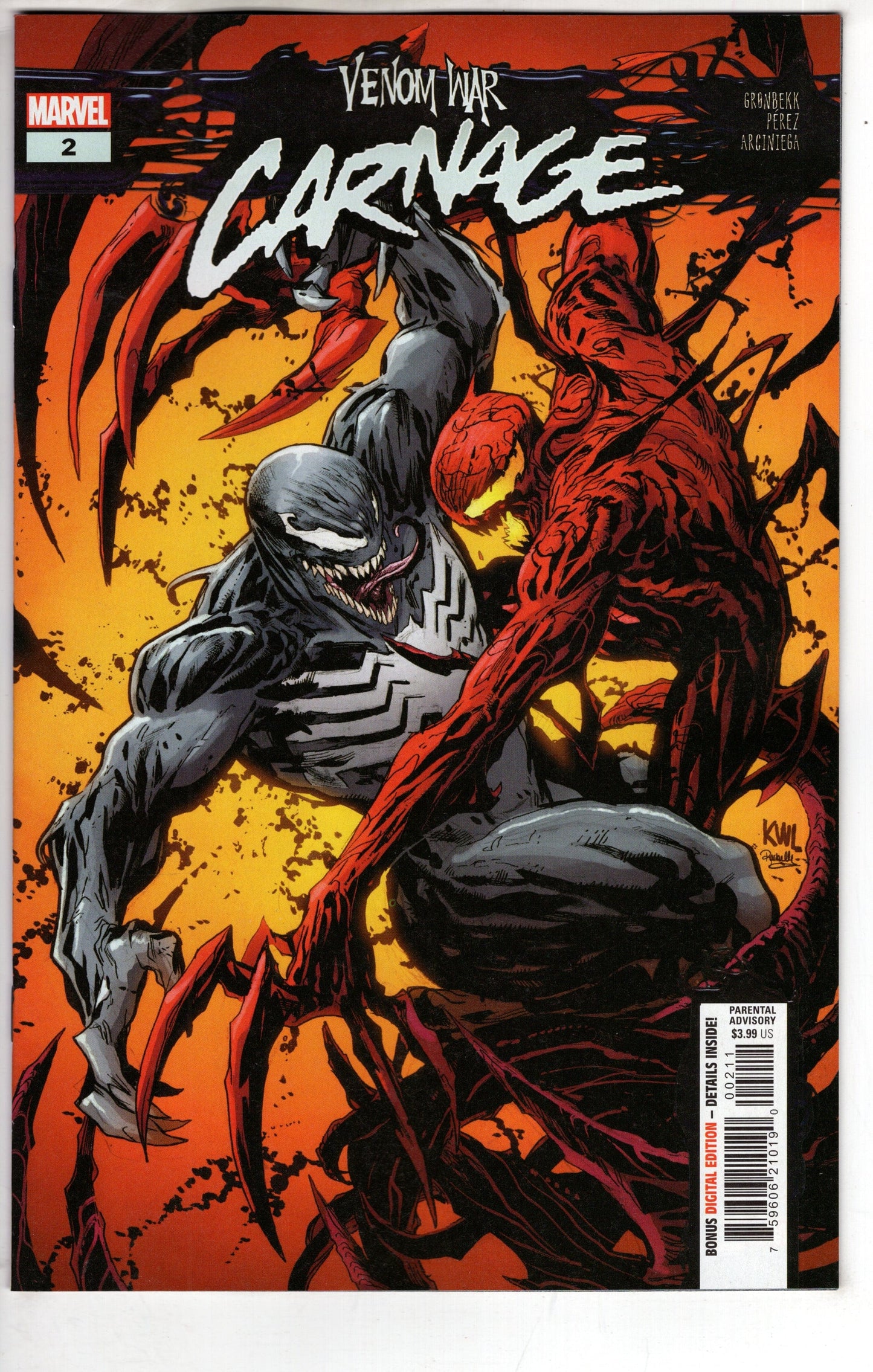 MARVEL PRH COMIC BOOK VENOM WAR CARNAGE #2 (OF 3)